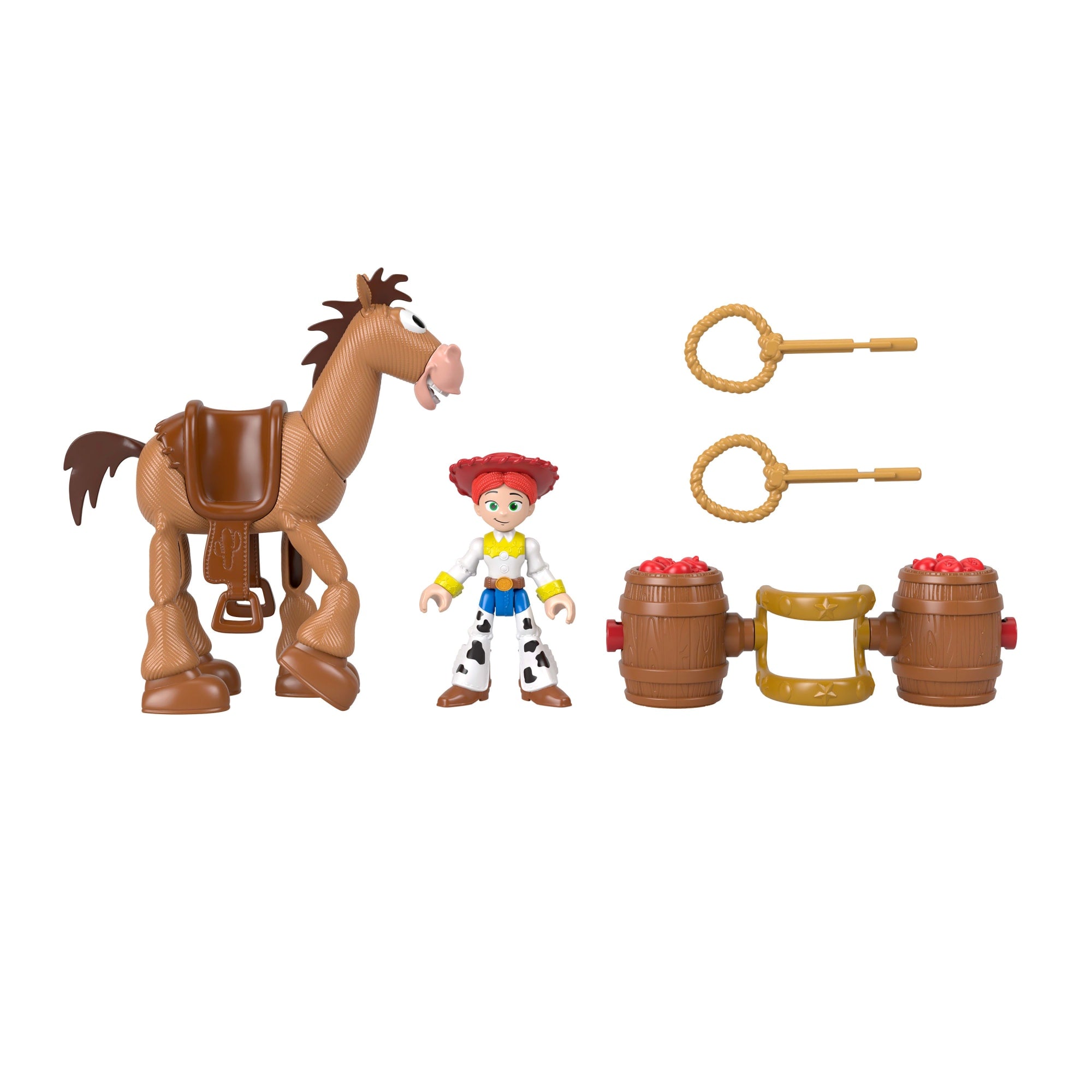 Imaginext Project Target Figura de Accion Pack de Jessie y Tiro Al Blanco