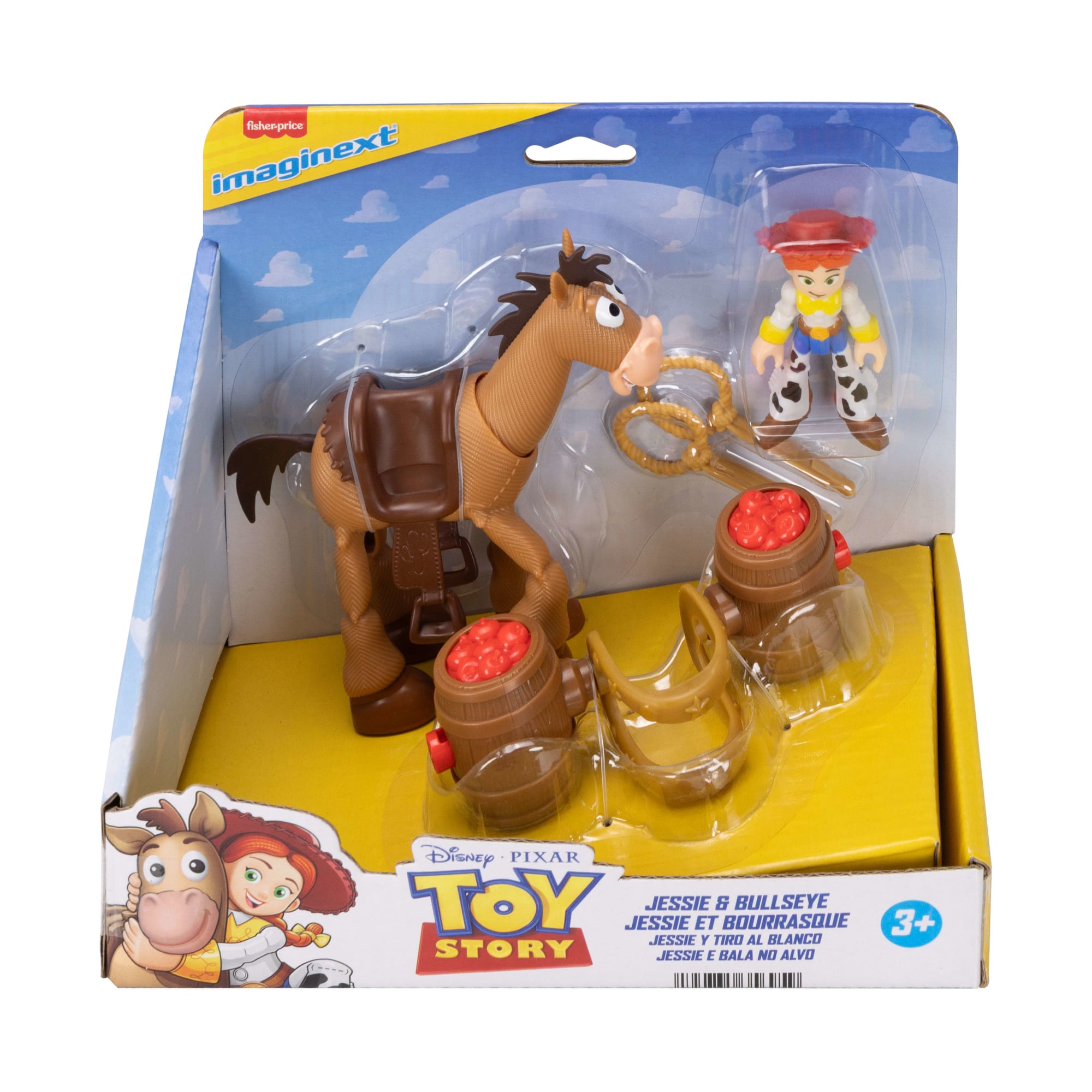 Imaginext Project Target Figura de Ação Imaginext Toy Story Pack com Jessie e Bala‑no‑Alvo