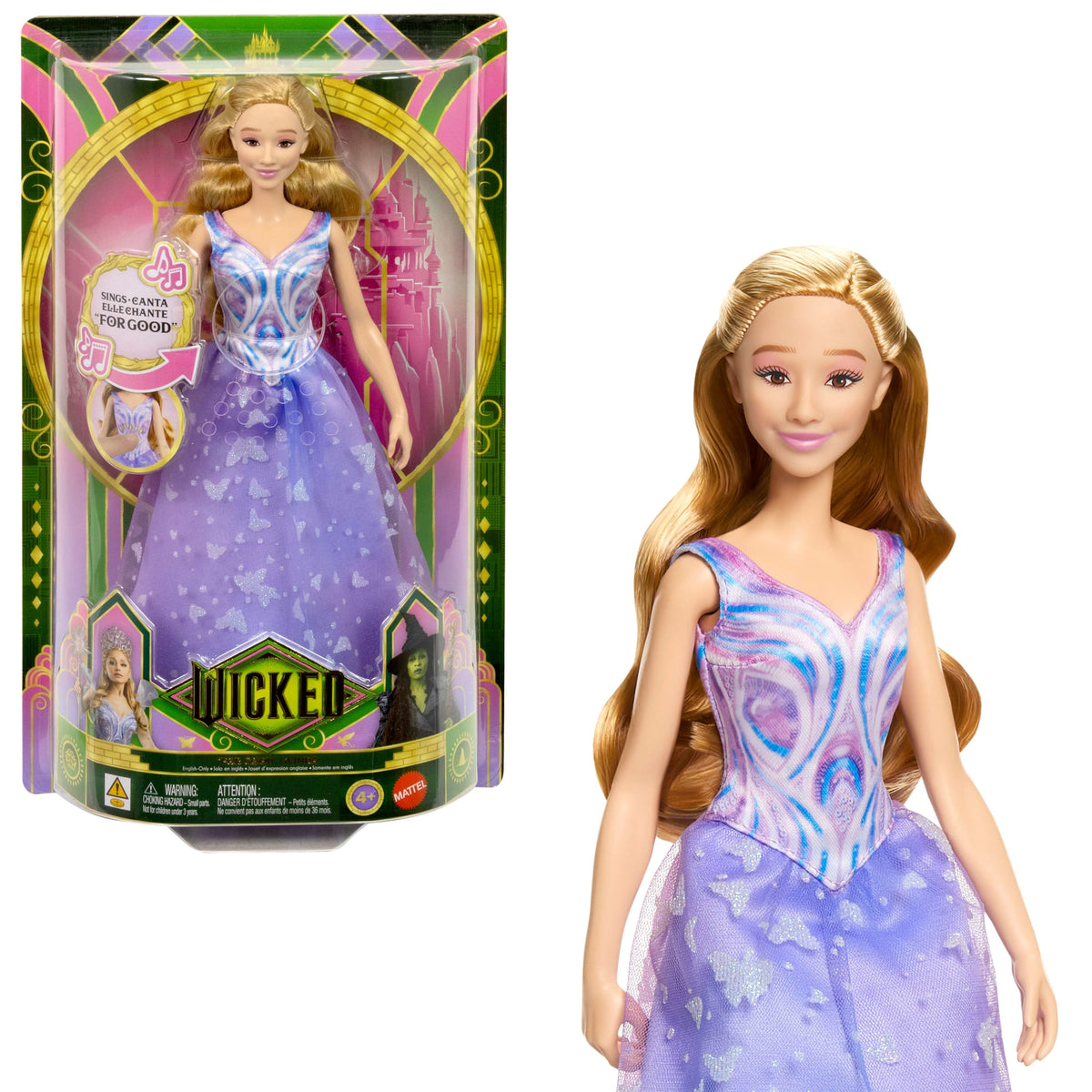 Wicked Muñeca Glinda con canciones película 2