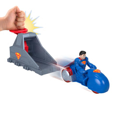 Imaginext DC Super Friends Brinquedo Imaginext DC Super Friends Lançador do Superman