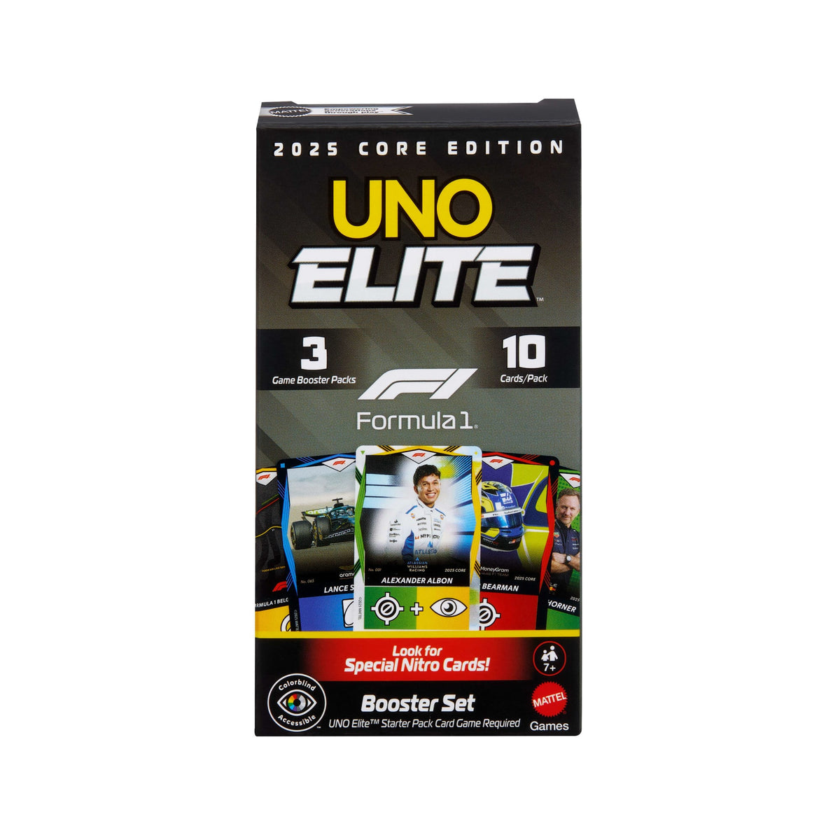 UNO Elite F1 Jogo de Cartas Booster Set