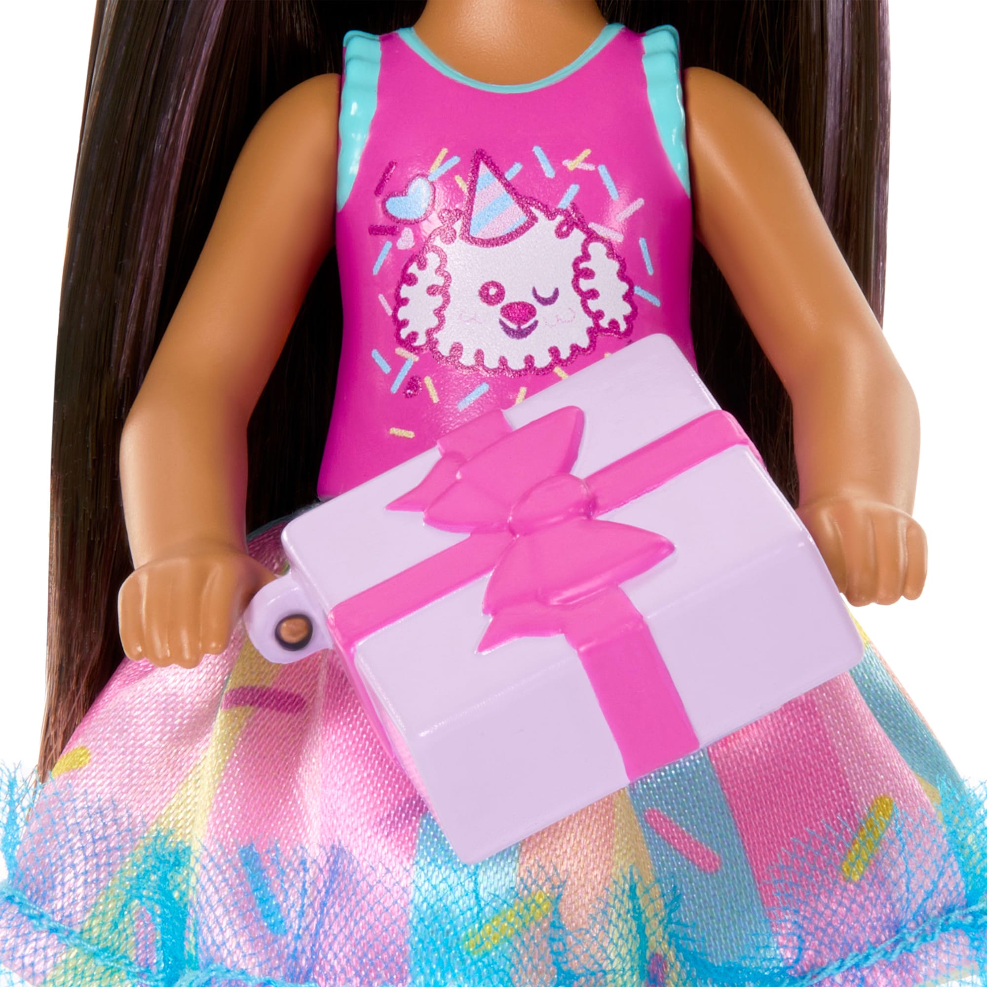 Barbie Family Muñeca Chelsea Cumpleañera Falda Azul
