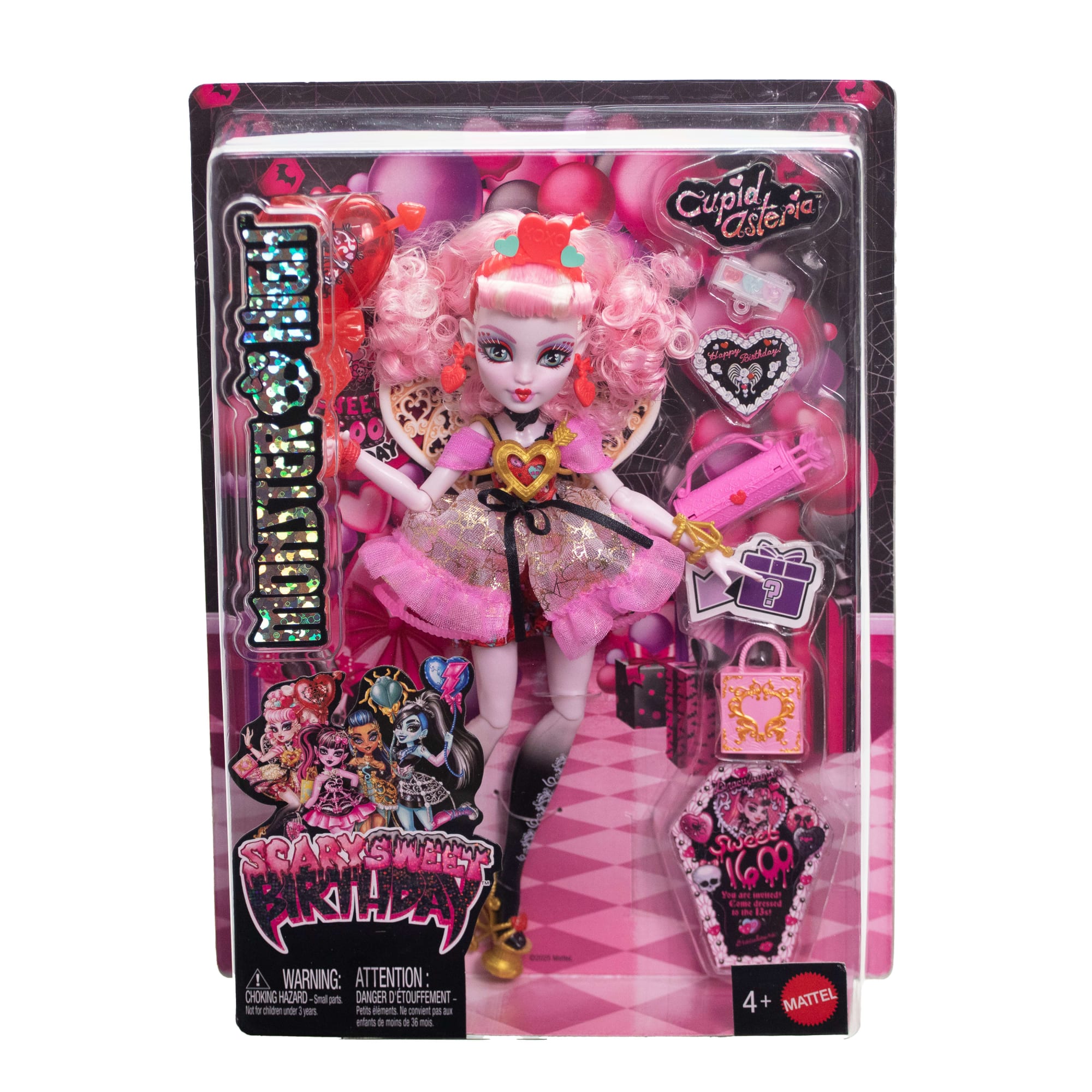 Monster High-Poupée Cupid Asteria Monstrueux Anniversaire