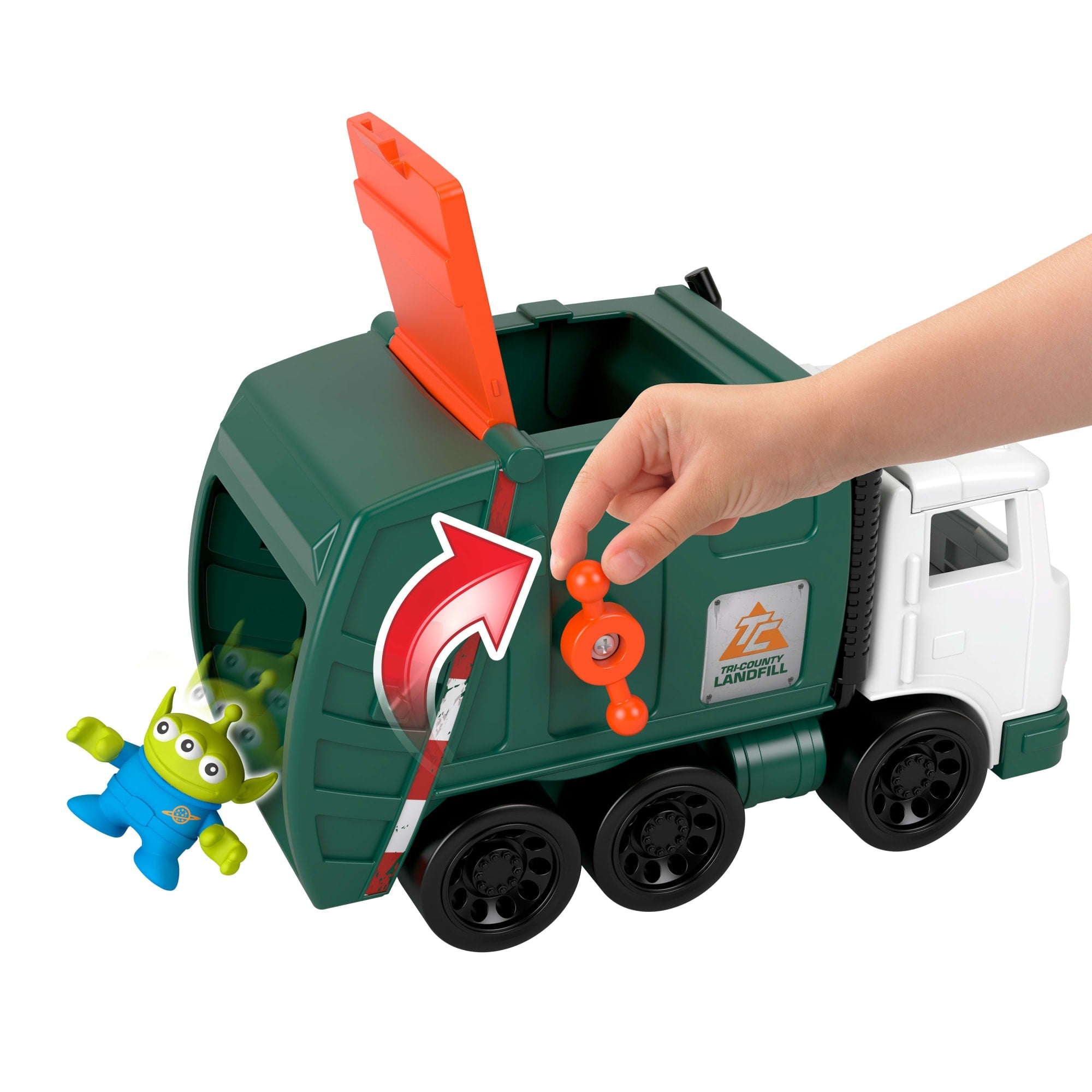 Fisher Price-Disney Pixar   Toy Story Camion-Poubelle Avec 4 Figurines
