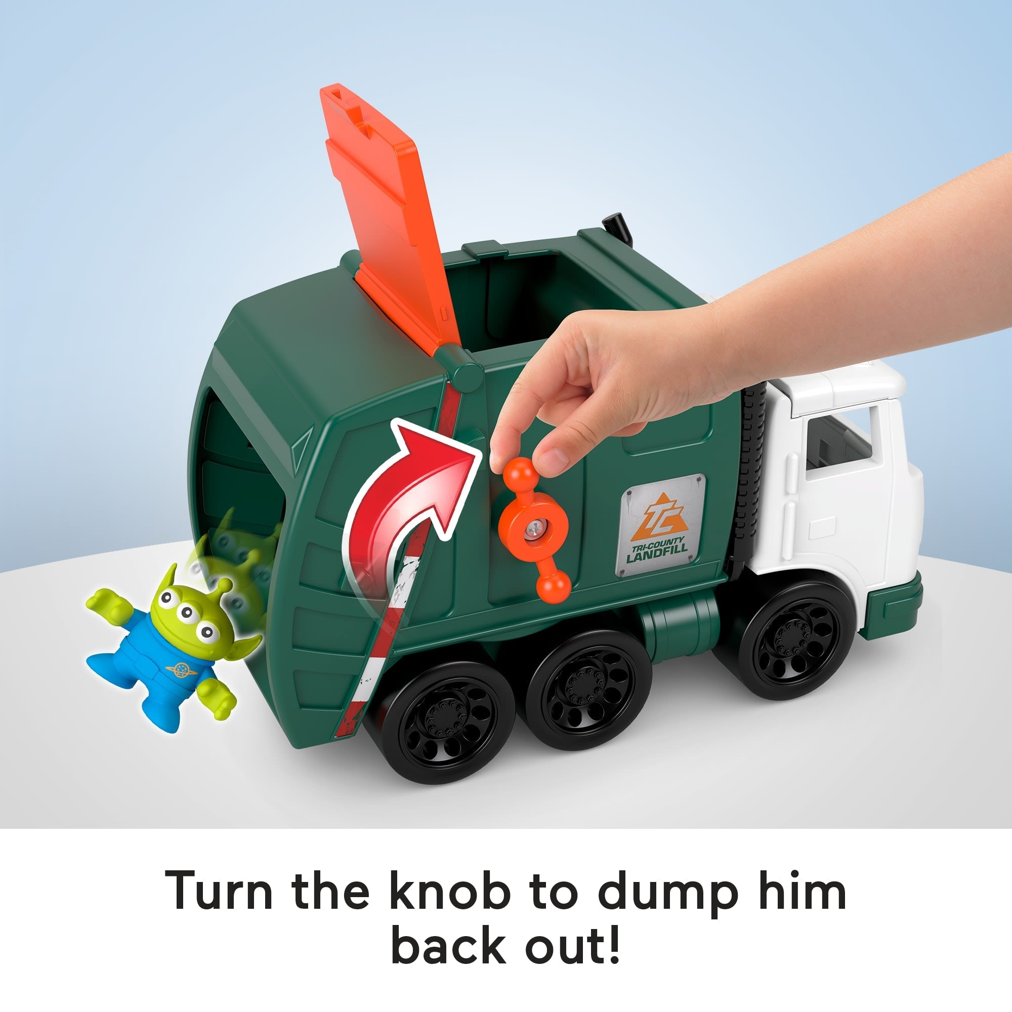 Imaginext Disney And Pixar Toy Story Garbage Truck With 4 Action Figures & Toy Vehicle