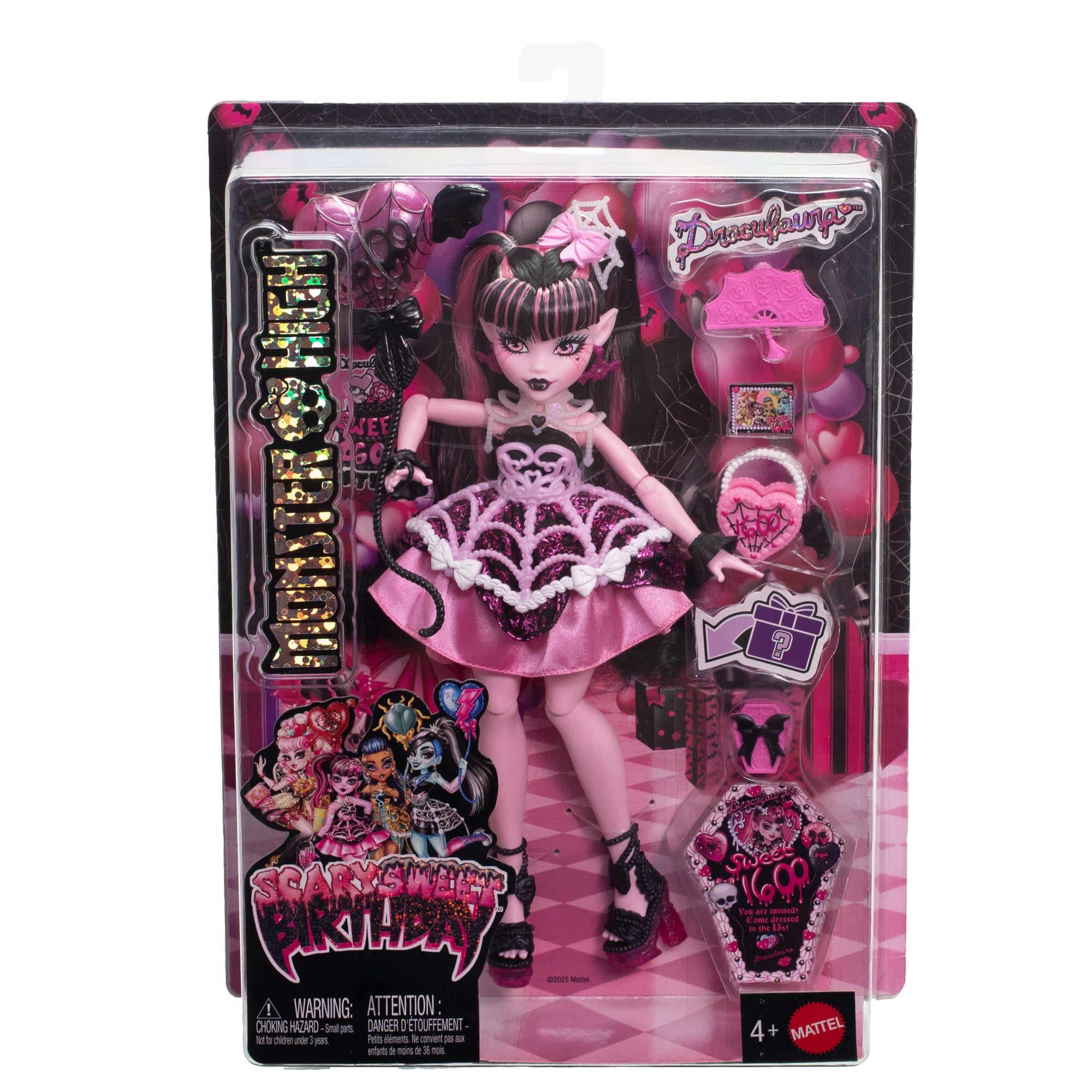 Monster High Boneca Aniversário Draculaura 1600 Draculaura