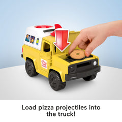 Imaginext Disney And Pixar Toy Story Pizza Planet Truck With Buzz Lightyear & Alien Action Figures