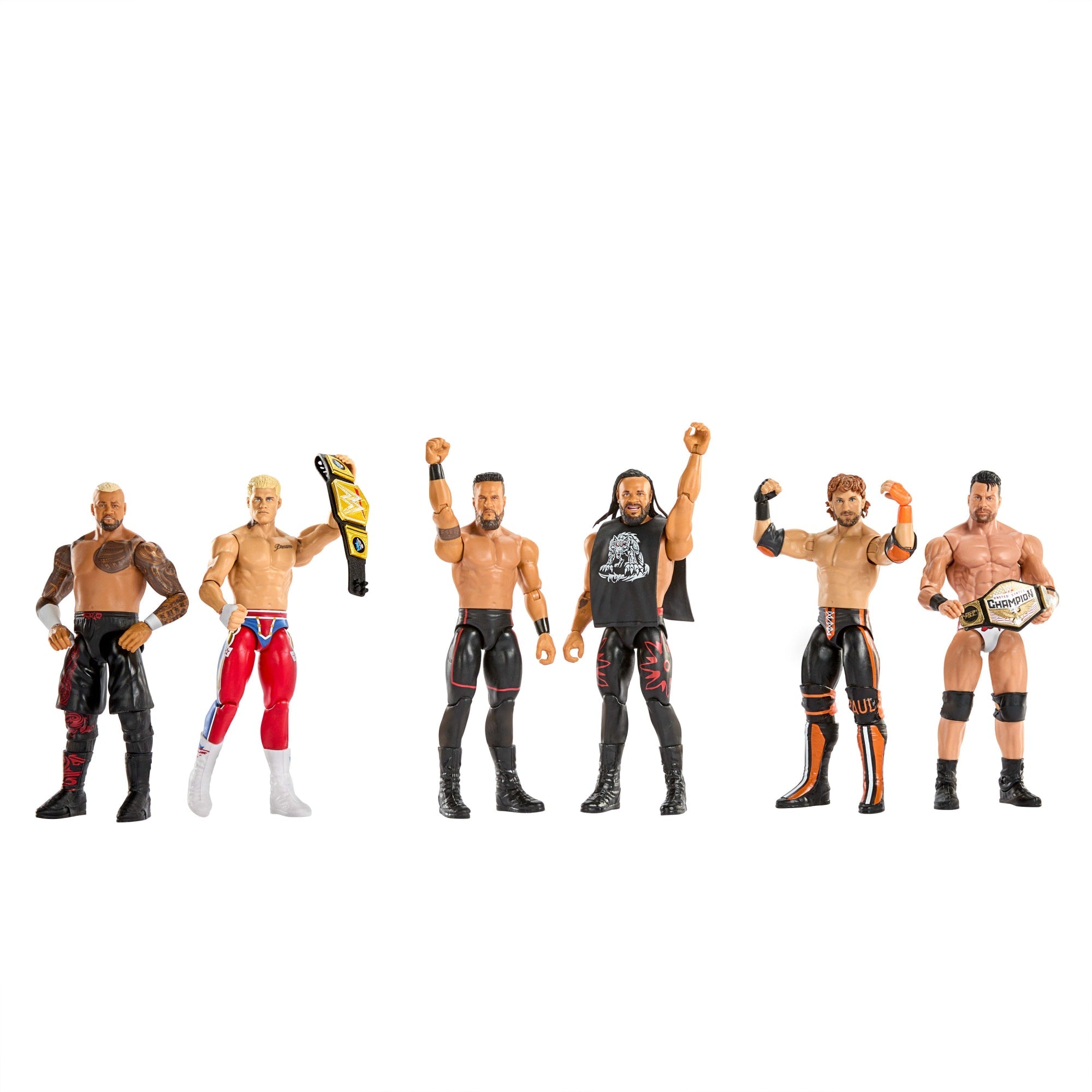 WWE Main Event Showdown La Knight vs Logan Paul Action Figures Set, Series #24, 6-Inch Collectibles