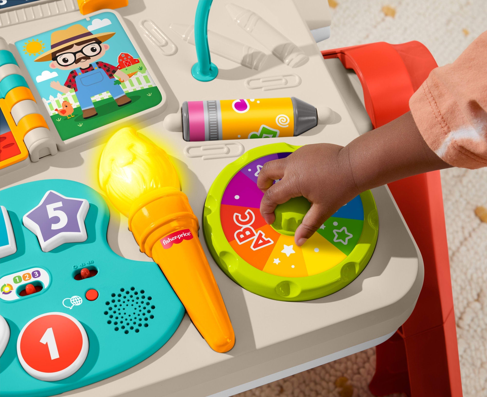 Fisher-Price® Rires et Éveil Table D’Activités et Chevalet 4 en 1