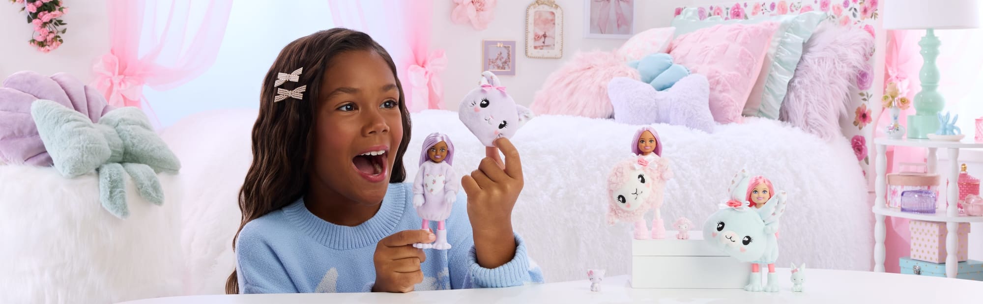 Barbie Cutie Reveal Boneca Chelsea Ursinhos Carinhosos Coloridos Surpresa
