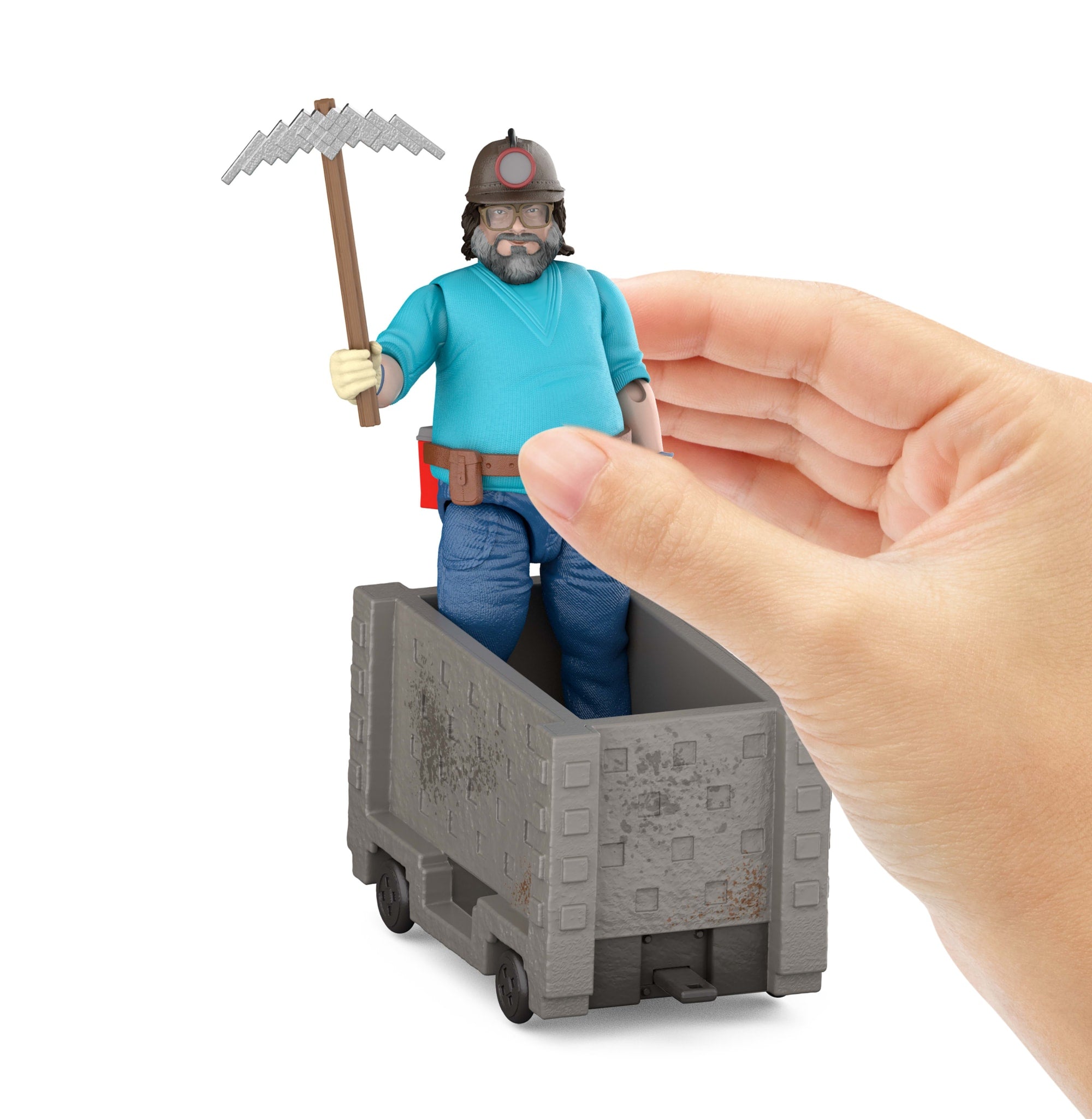 Minecraft Explosive Minecart Escape Action Figure & Accessories Toy Set inspired By A Minecraft Movie