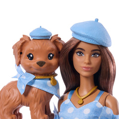 Barbie Fashion & Beauty Boneca Looks Iguais Teresa e Cachorrinho