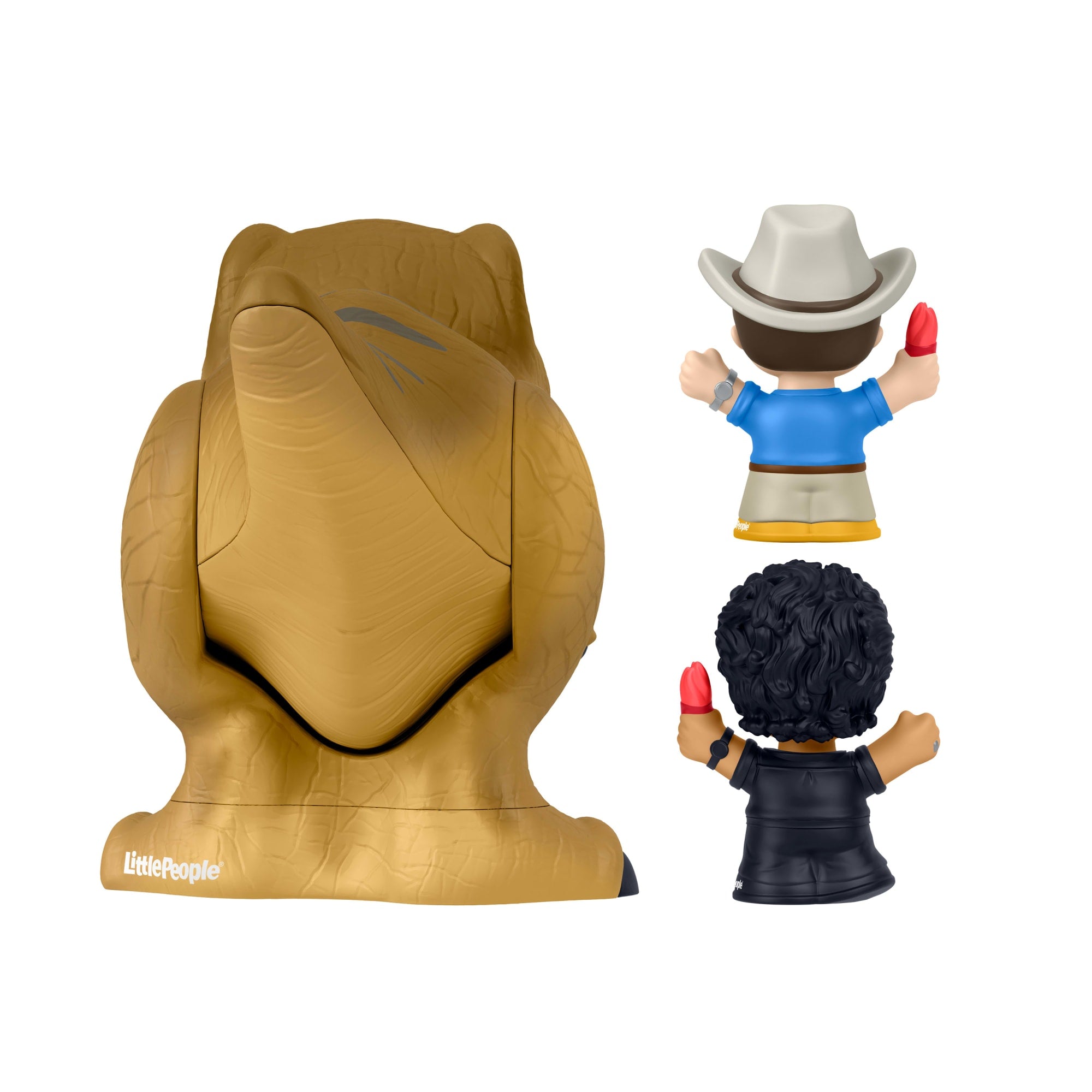 Little People Collector Jurassic Park Special Edition Set With Dinosaur For Movie Fans, 3 Figures