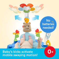 Fisher-Price 3-in-1 Kick & Sway Activity Gym, Baby Play Mat & Sensory Toys For Newborn Developmental Play