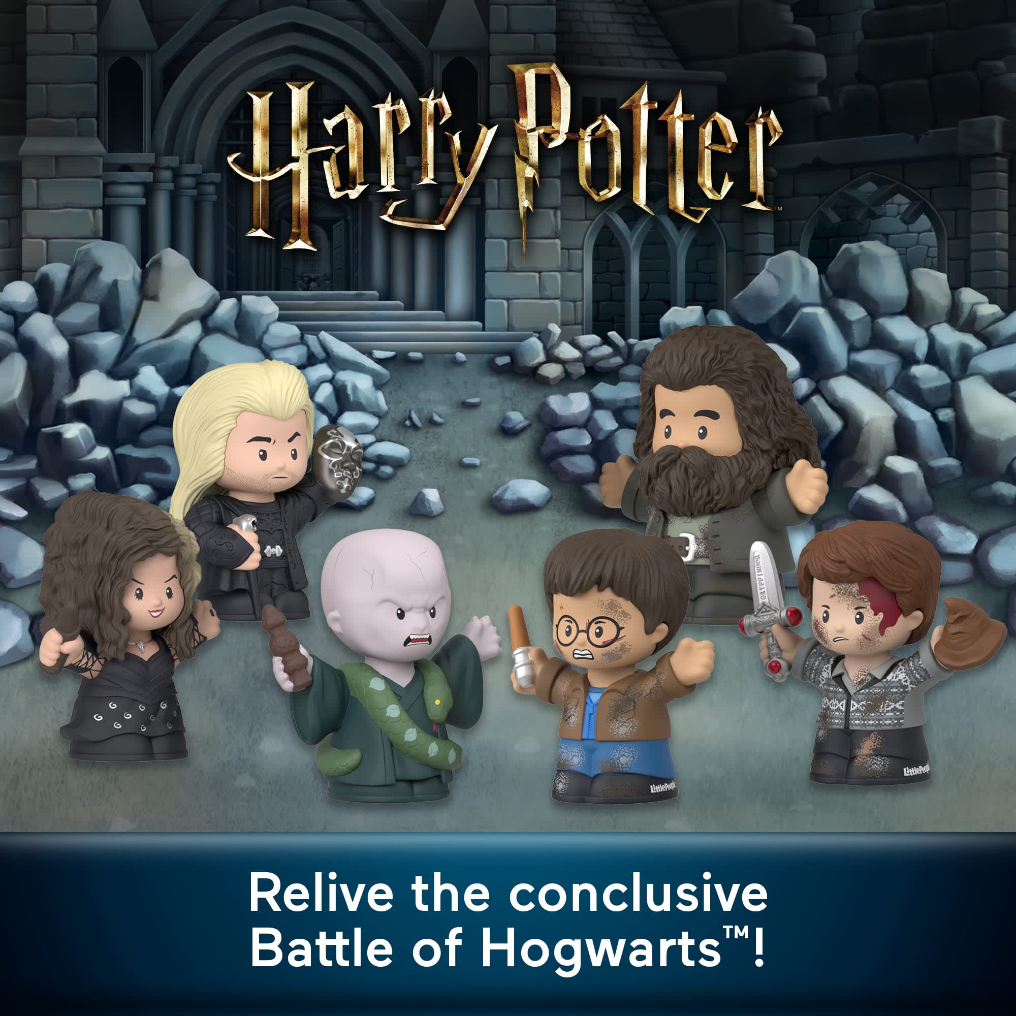 Little People Collector Harry Potter And The Deathly Hallows Set For Fans, 6 Figures