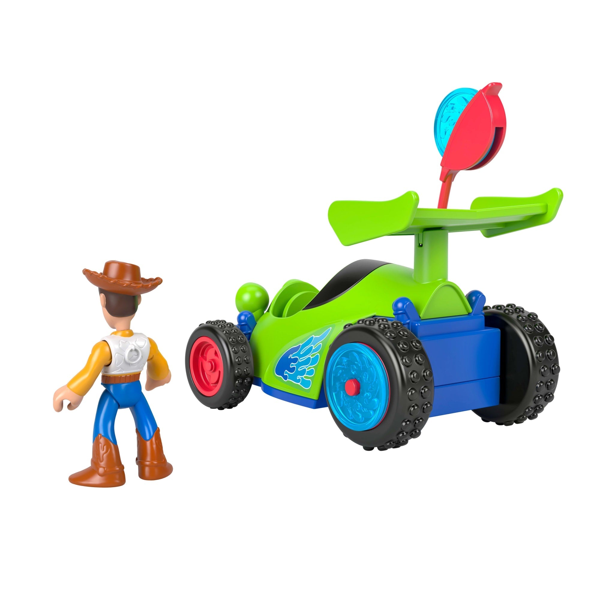 Imaginext Woody & R.C. Play Set With Projectiles, Inspired By Disney And Pixar Toy Story