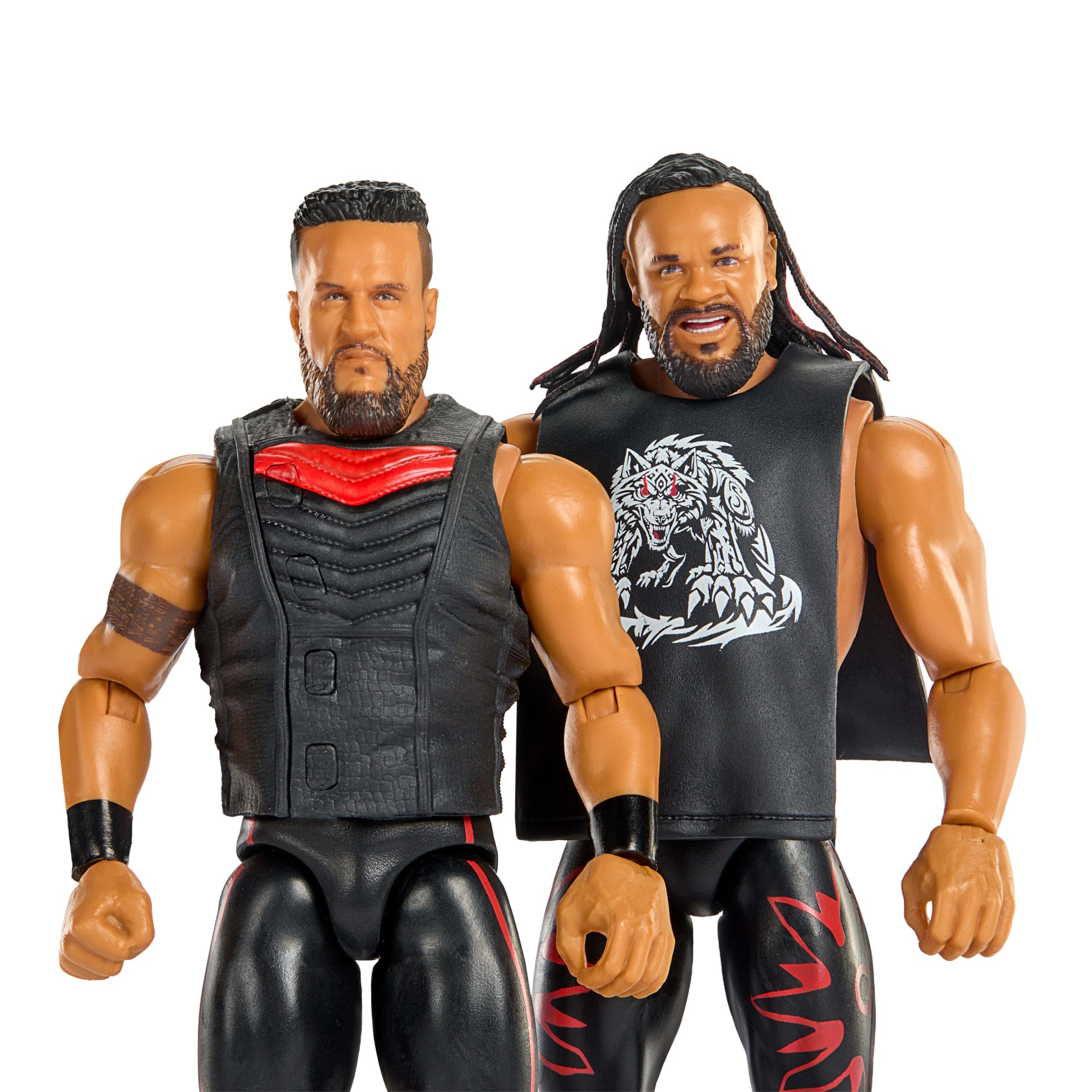 WWE Main Event Showdown Tama Tonga & Jacob Fatu Action Figures Set, Series #24, 6-Inch Collectibles