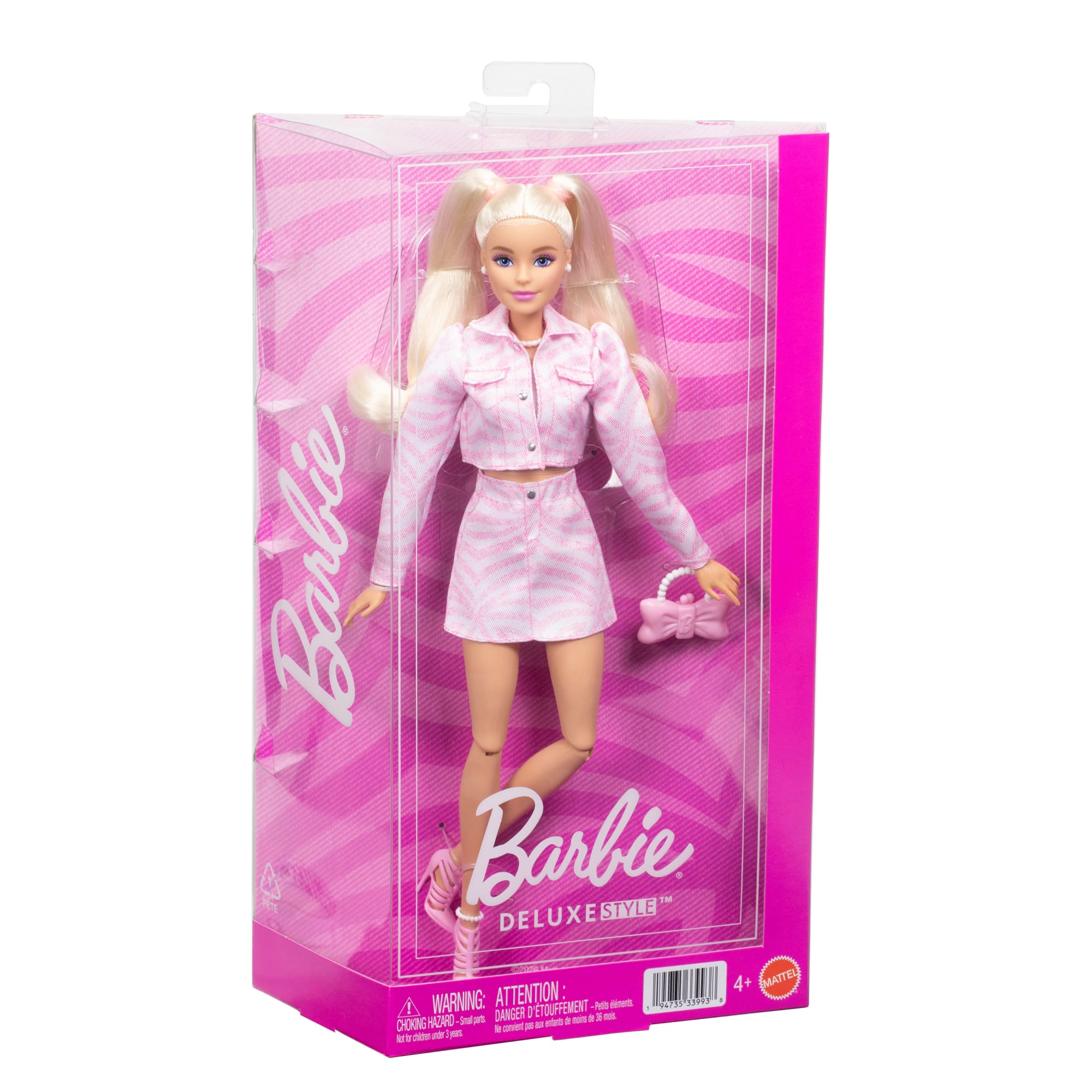 Barbie Fashionista Boneca Barbie Fashionista Deluxe Style Boneca com Jaqueta Rosa