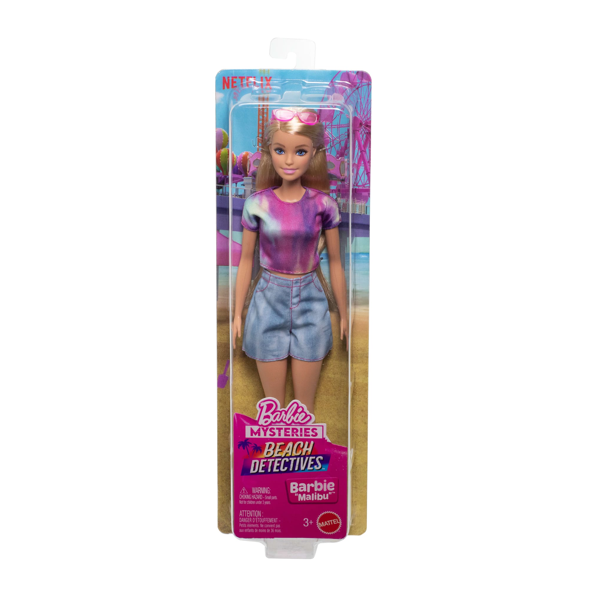 Barbie Los Misterios de Barbie: Detectives en la Playa Muñeca Malibú