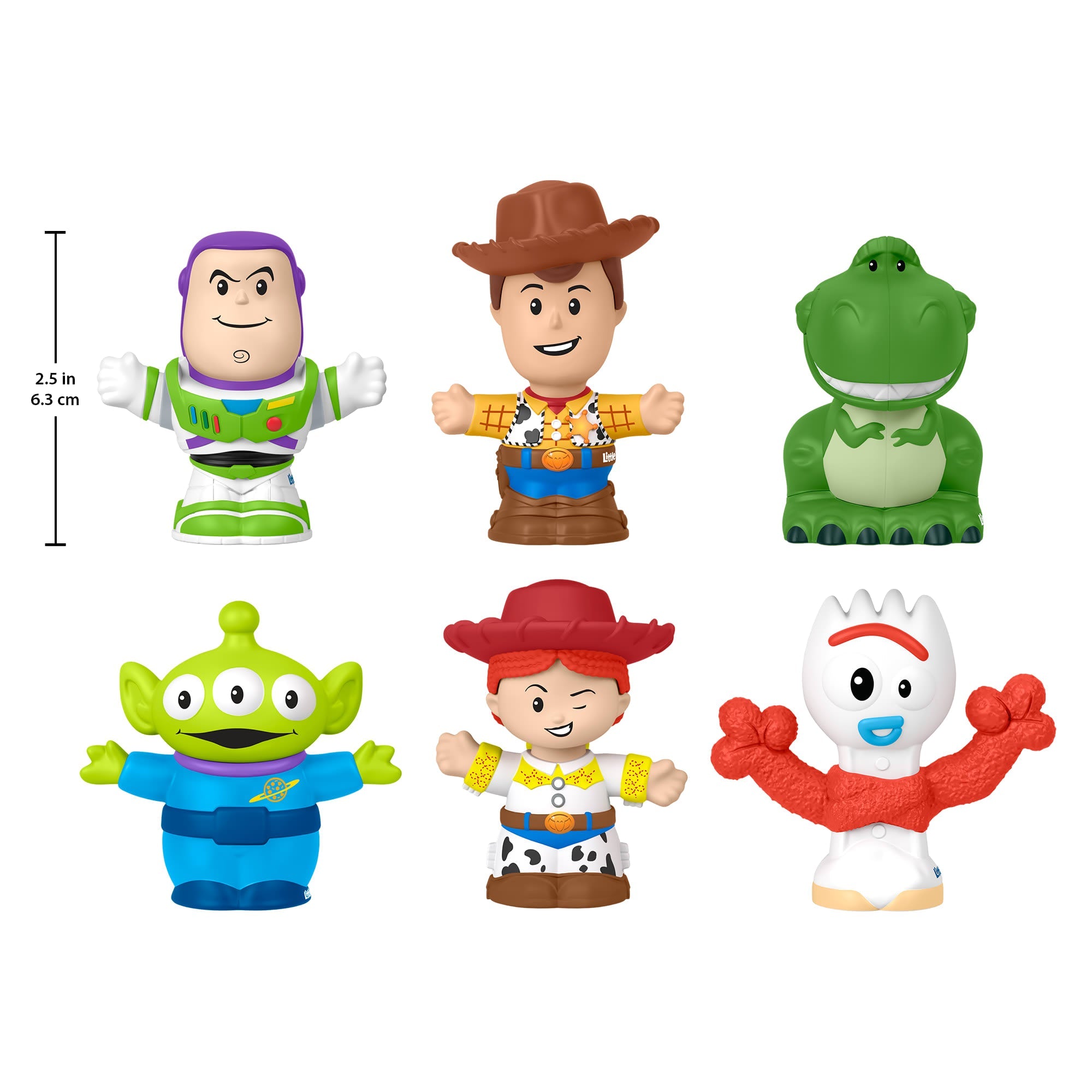 Fisher-Price Little People Disney Pixar Toy Story 6-Piece Figure Set For Toddlers & Kids