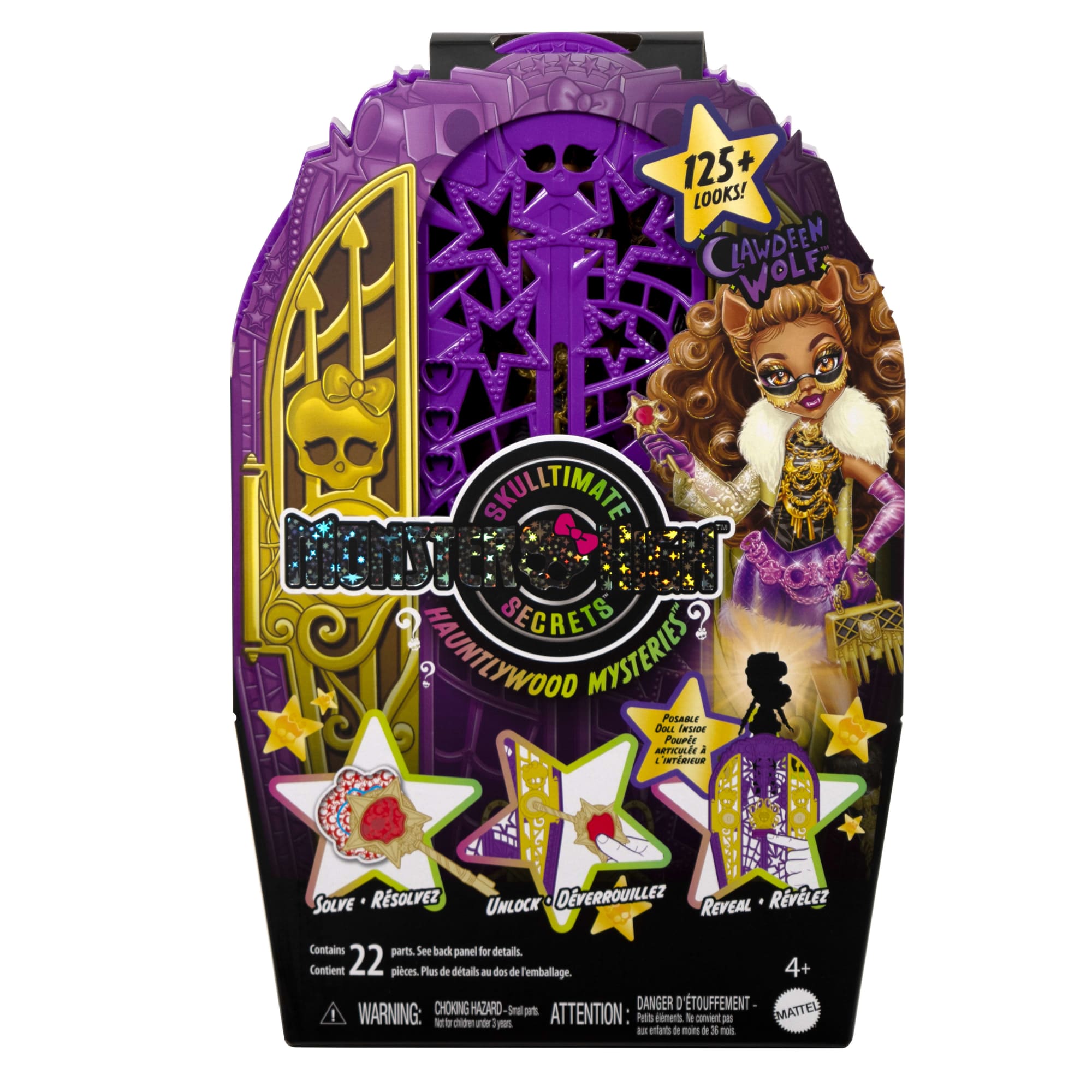 Monster High Boneca Skulltimate Hauntlywood Clawdeen