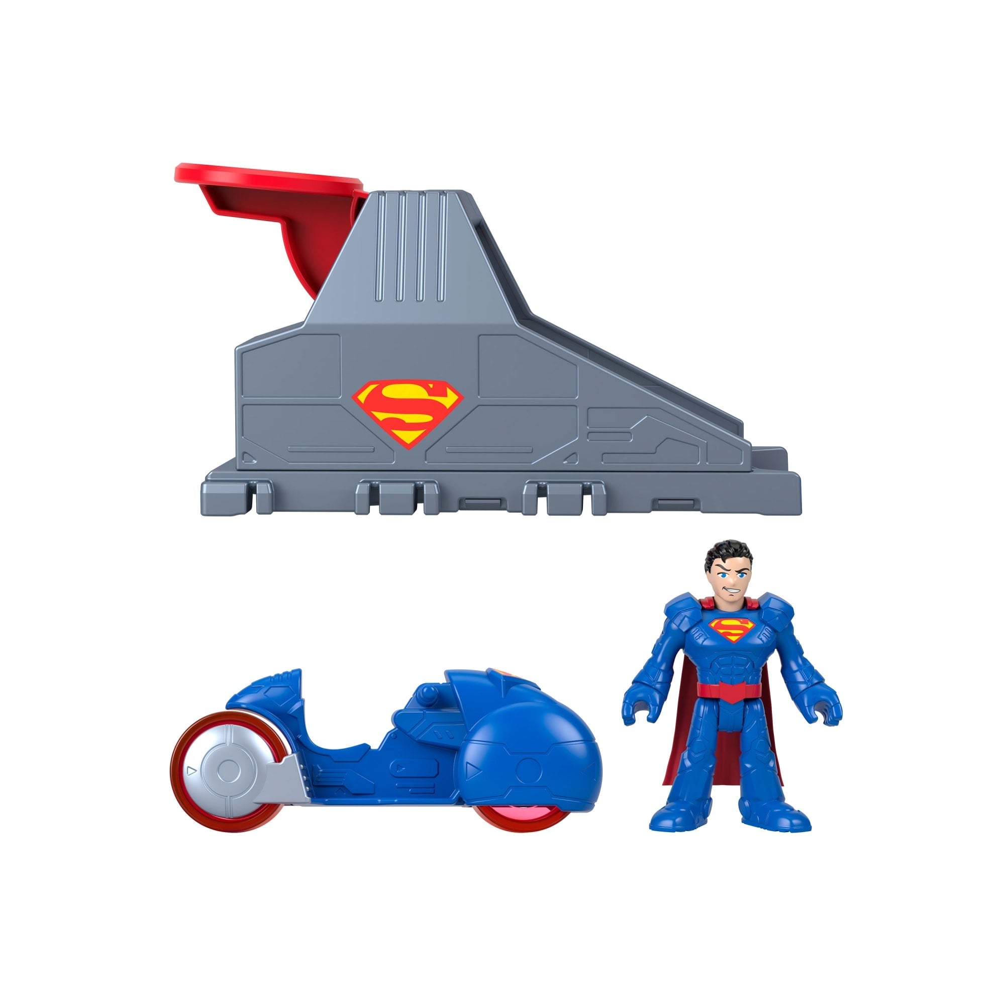Imaginext DC Super Friends Brinquedo Imaginext DC Super Friends Lançador do Superman