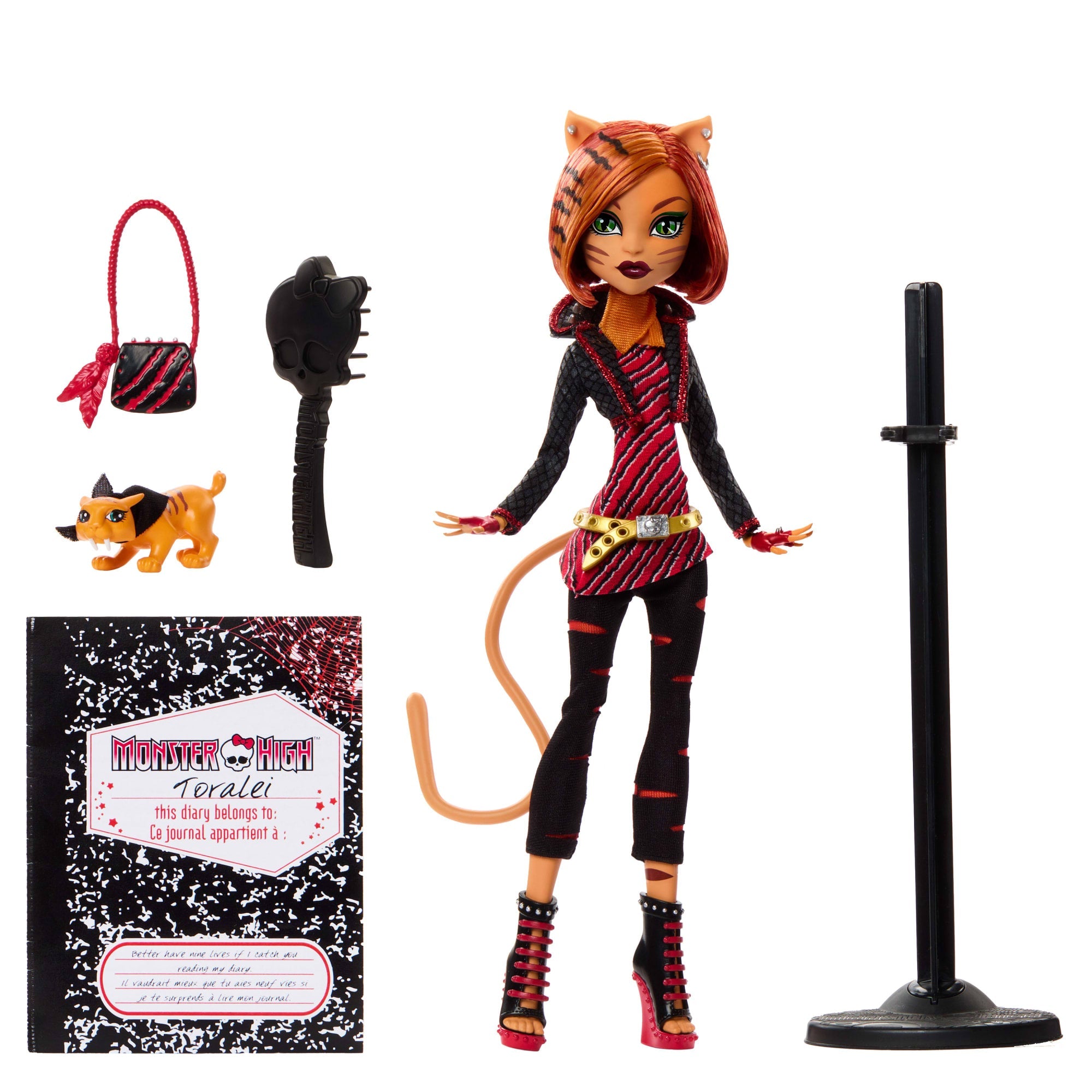 Monster High – Boo-Riginal Creeproduction – Poupée – Toralei, Animal