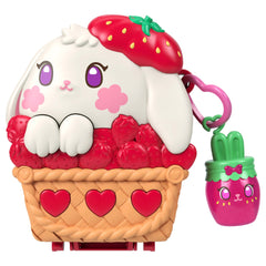 Polly Pocket Picnic Bunny Compact Playset With 1 Micro Doll And Pet, Travel Toy With Fruit Accessories