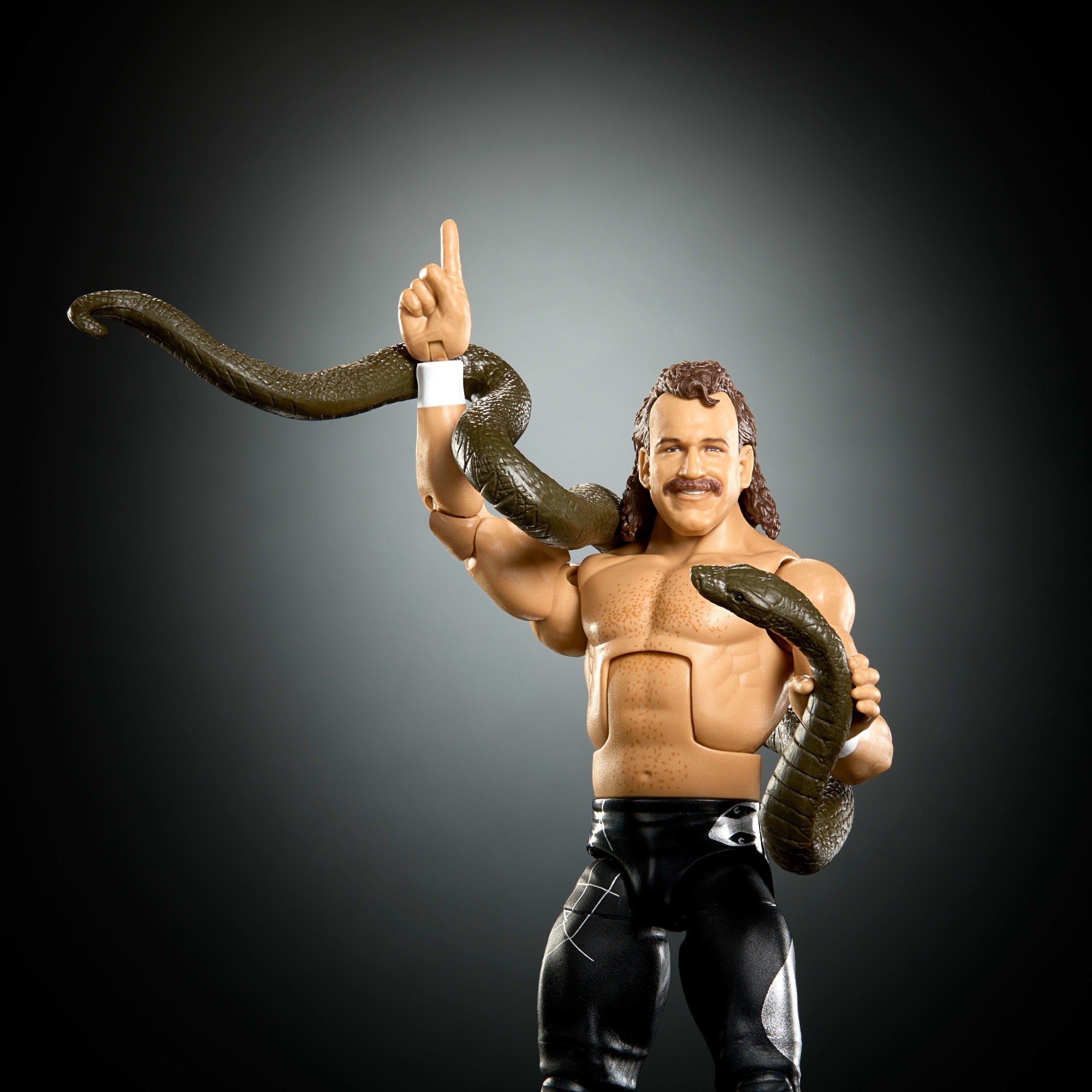 WWE Elite Collection Premium Live Event Jake “The Snake” Roberts Action Figure Set, Wrestlemania