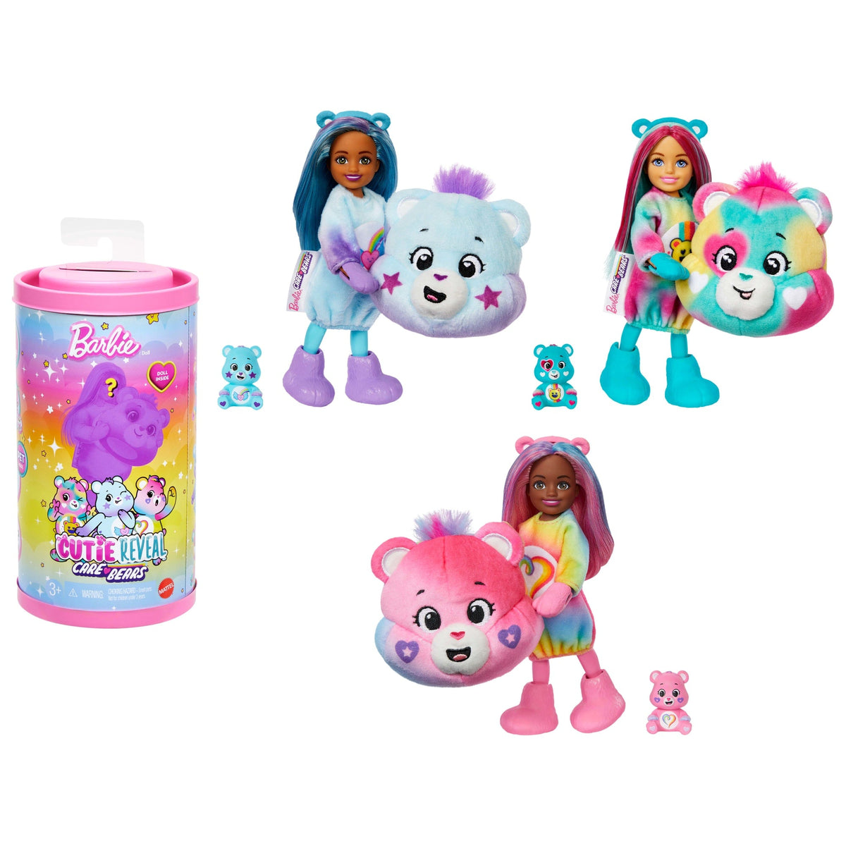 Barbie Cutie Reveal Muñeca Chelsea Ositos Cariñositos Coloridos Sorpresa