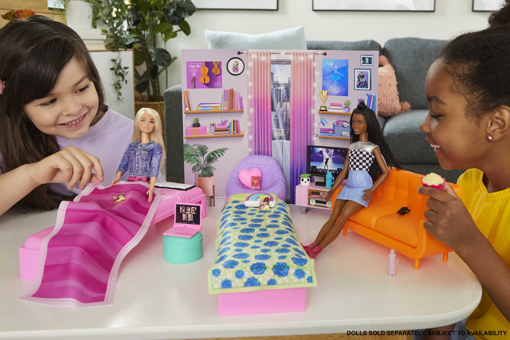 Barbie Grande Ville, Grands Rêves Coffret de Jeu Chambre D’Étudiantes
