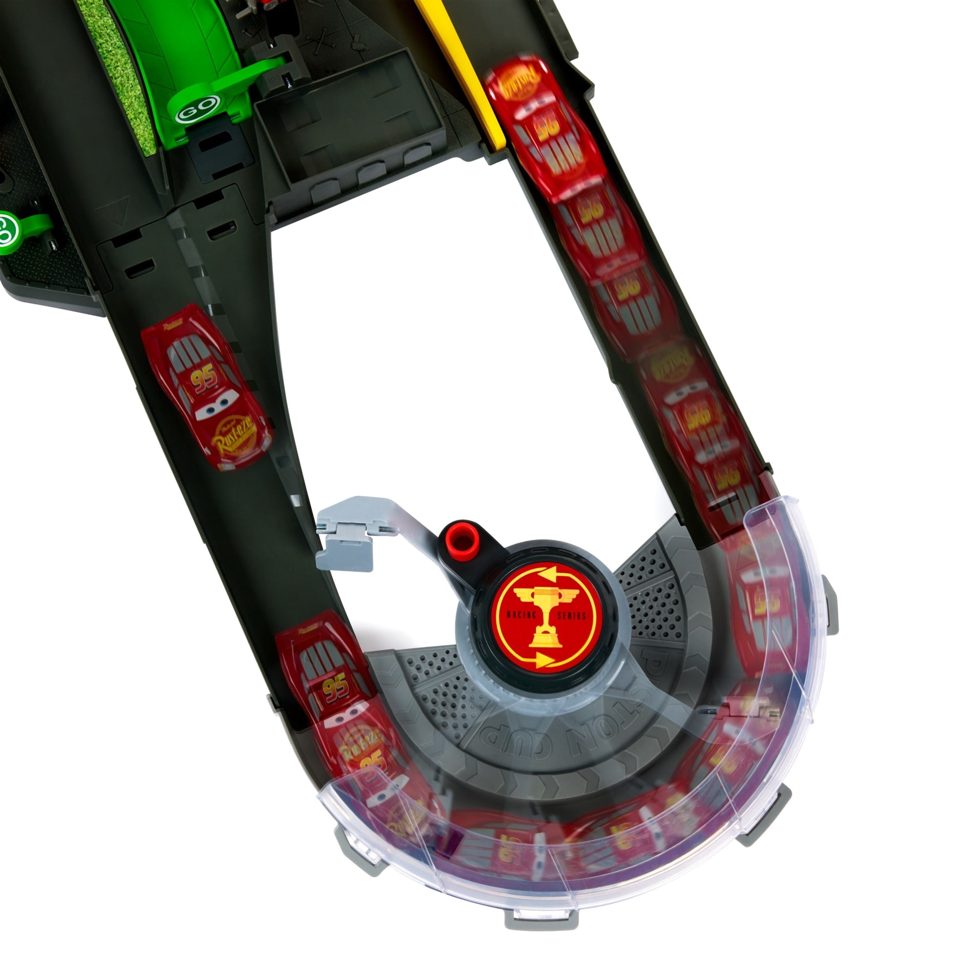 Disney · Pixar Cars-Circuit Course Piston Cup-Avec Voiture 1/55