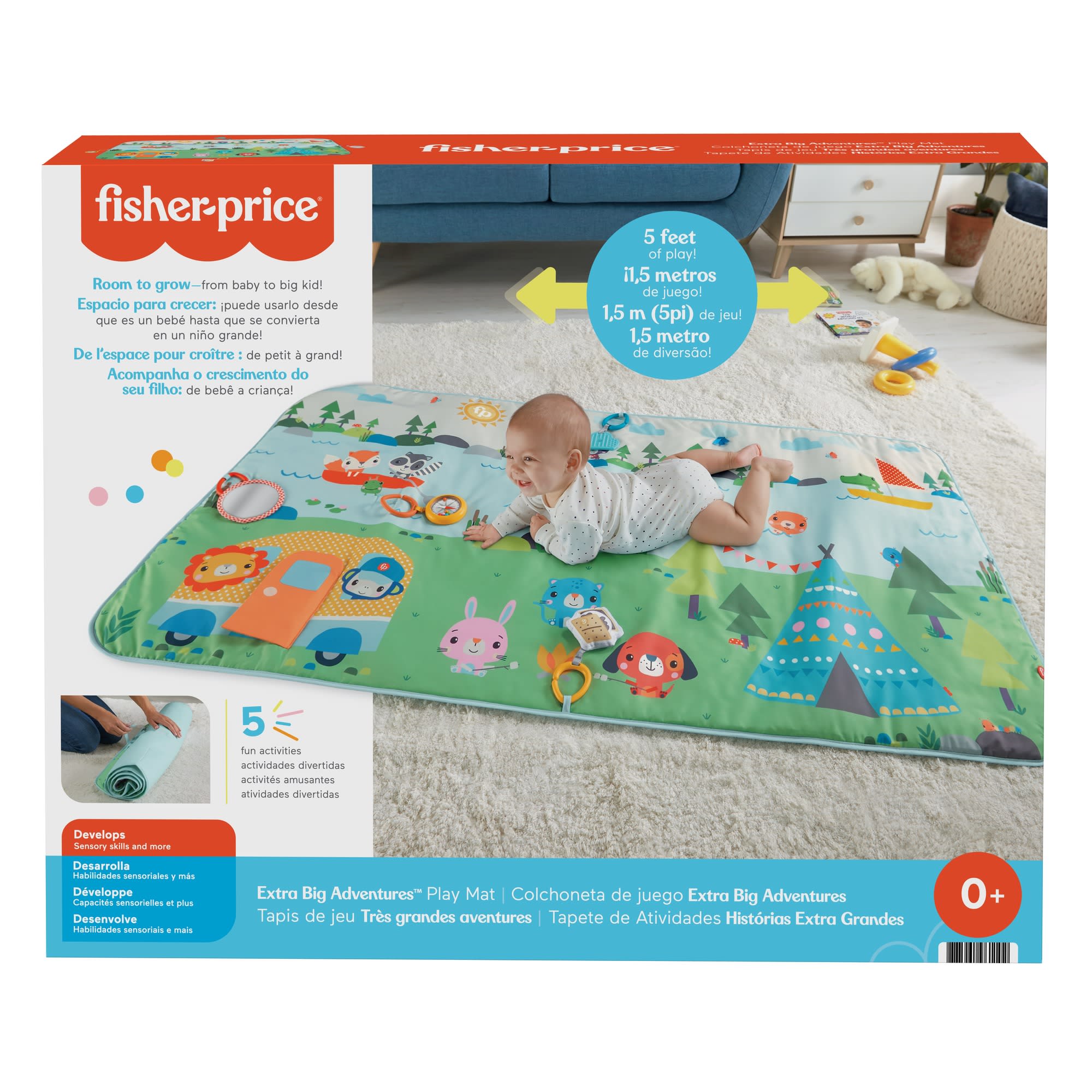 Fisher-Price Tapis de Jeu Grandioses Aventures
