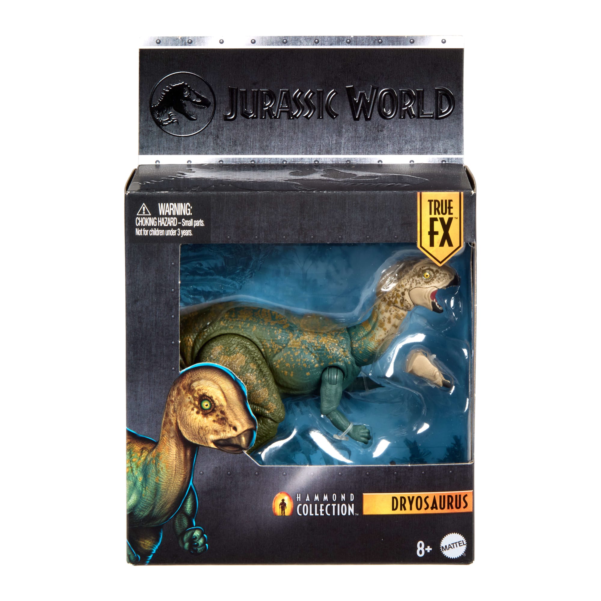 Jurassic World Hammond Collection Dryosaurus Dinosaur Figure, Deluxe Design And 17 Articulations