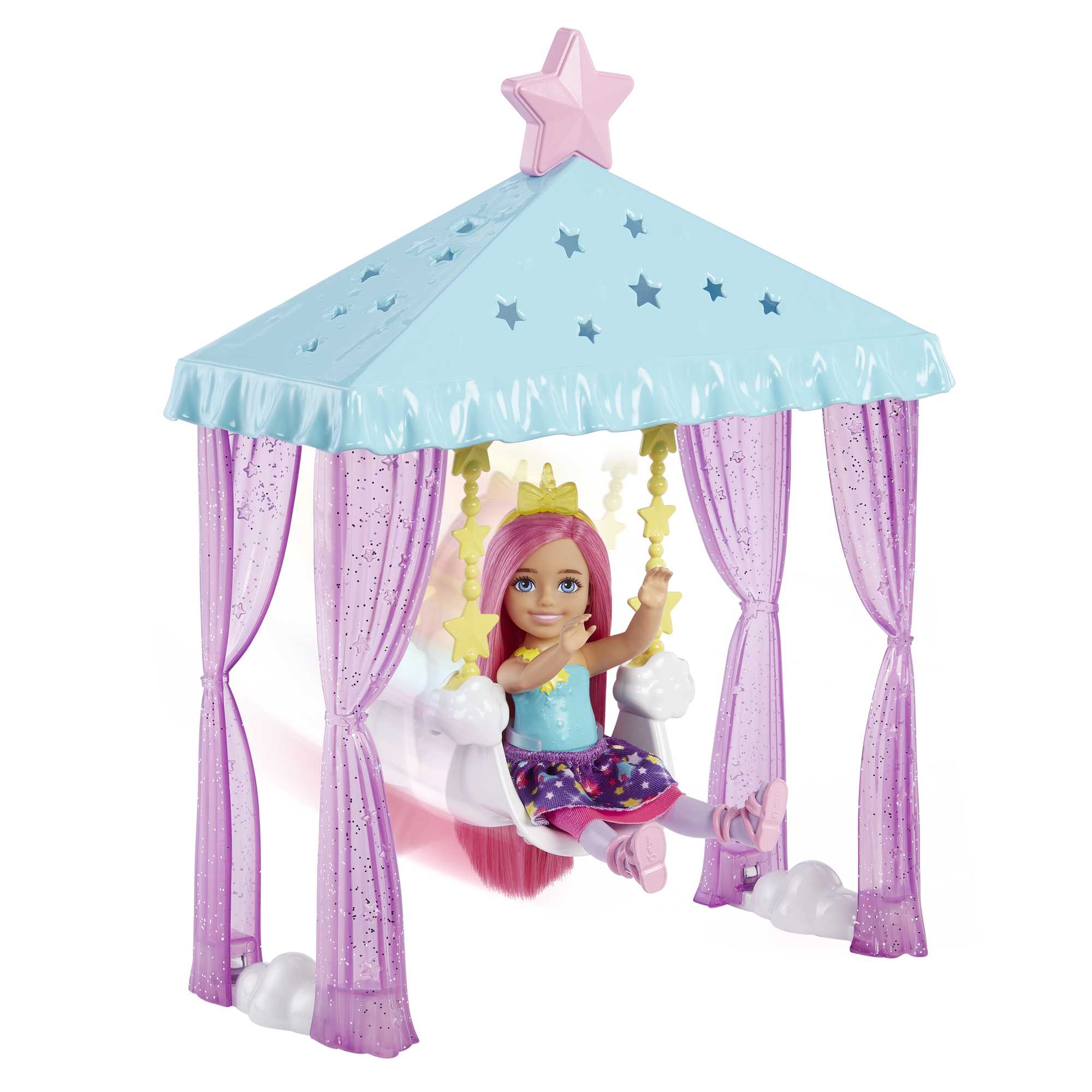Barbie®-La Tête Dans Les Étoiles-Coffret Avec Poupée Chelsea et Chat
