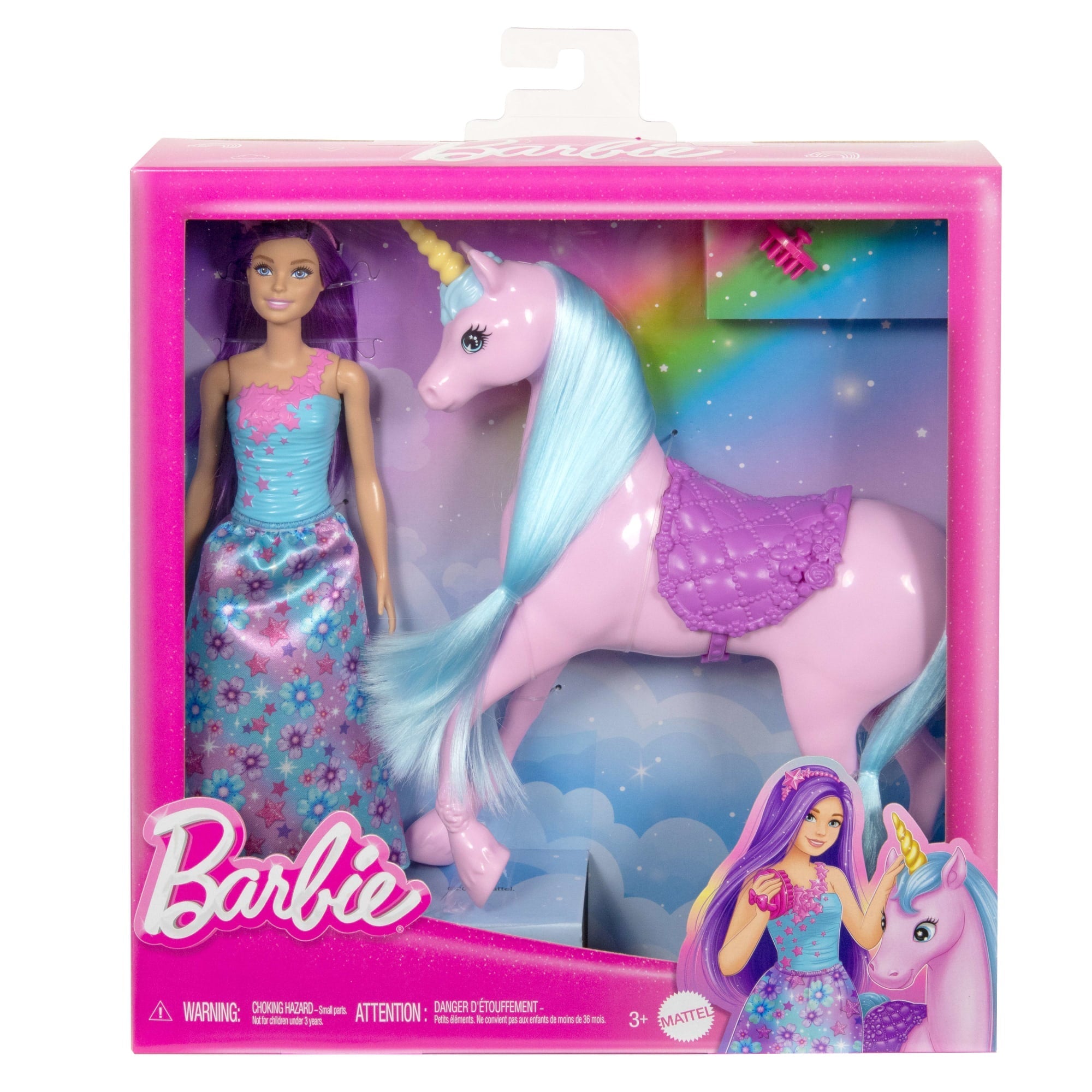 Barbie® Poupée Barbie® Princesse et Licorne