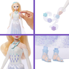 Disney Frozen Jewel Reveal Elsa Fashion Doll W/ 8 Surprises including Gem Box & 10 Accessories