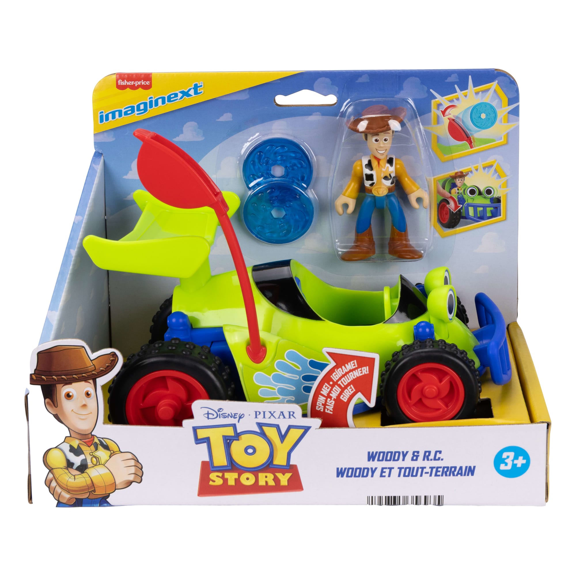 Imaginext Project Target Figura de Ação Imaginext Toy Story Pack com Woody e R.C.