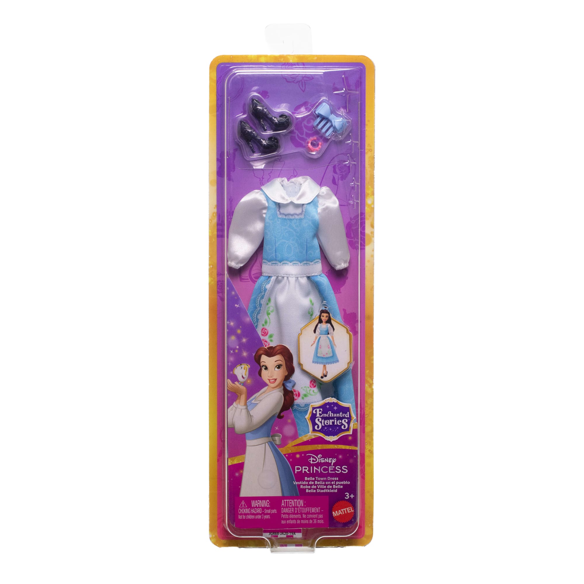 Disney Princess Enchanted Stories Belle Clothing, Town Fashion & Accessories, Inspired By Movie