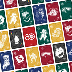UNO Mattel 80th Ruby Red Card Game For Kids & Family Night