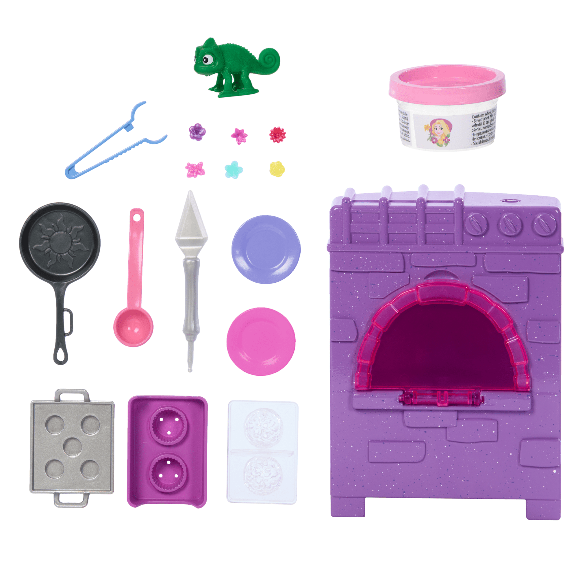 Disney Princess Enchanted Stories Rapunzel Baking Set W/ Dough & 15 Accessories, Inspired By Movie