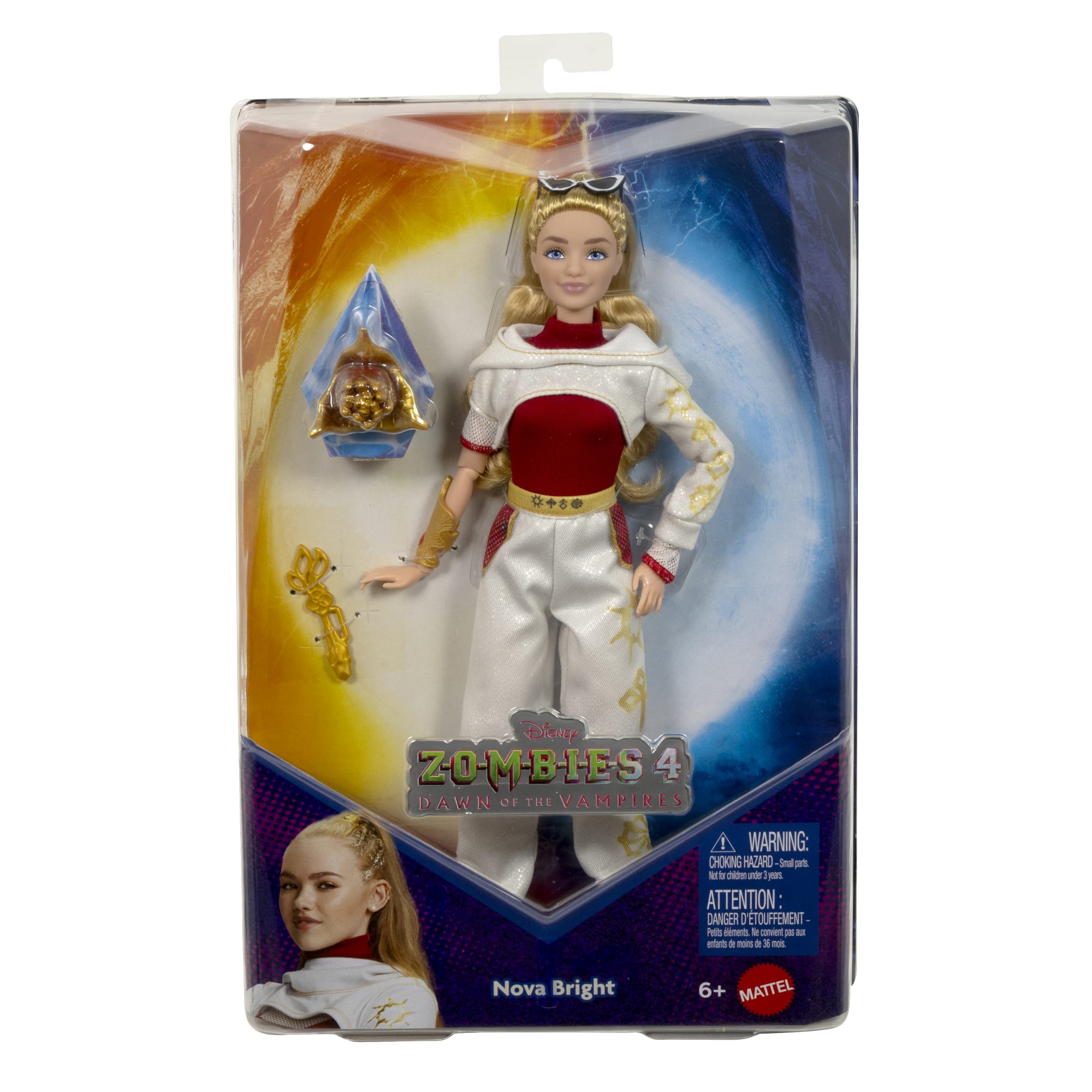 Disney Zombies 4: Dawn Of The Vampires Nova Bright Doll With Movie-inspired Outfit & Accessories