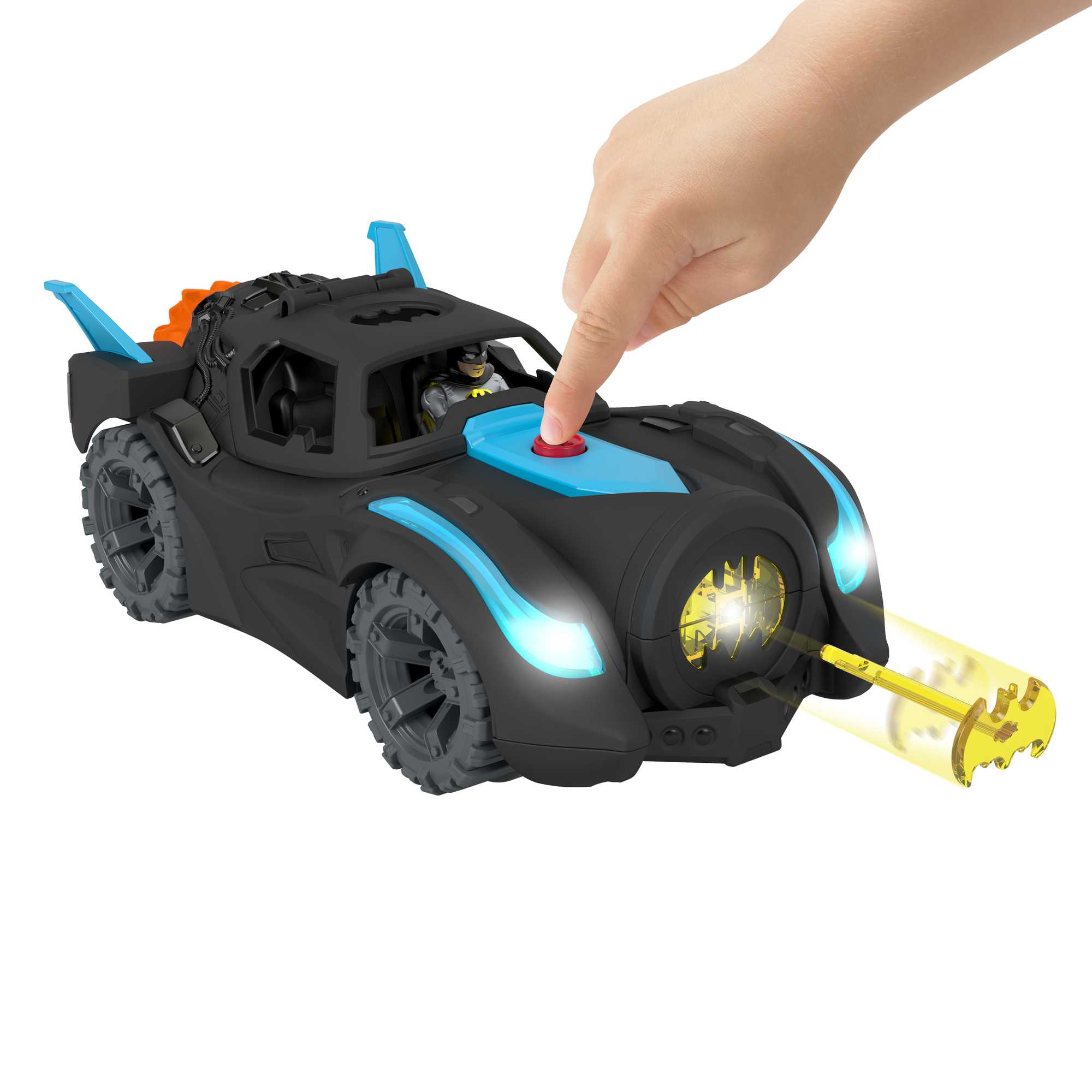 Imaginext DC Super Friends Vehículo de Juguete Batimóvil Luces y Sonido