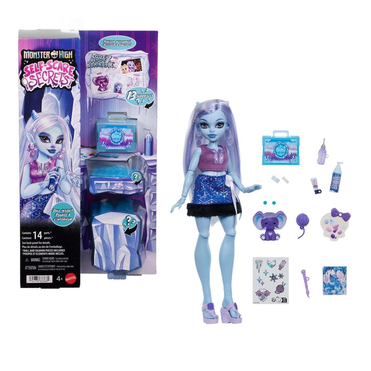 Monster High Muñeca Self-Scare Secrets Abbey