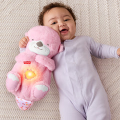 Fisher-Price Baby Brinquedo para Bebês FP Nutria Rosa Hora De Dormir