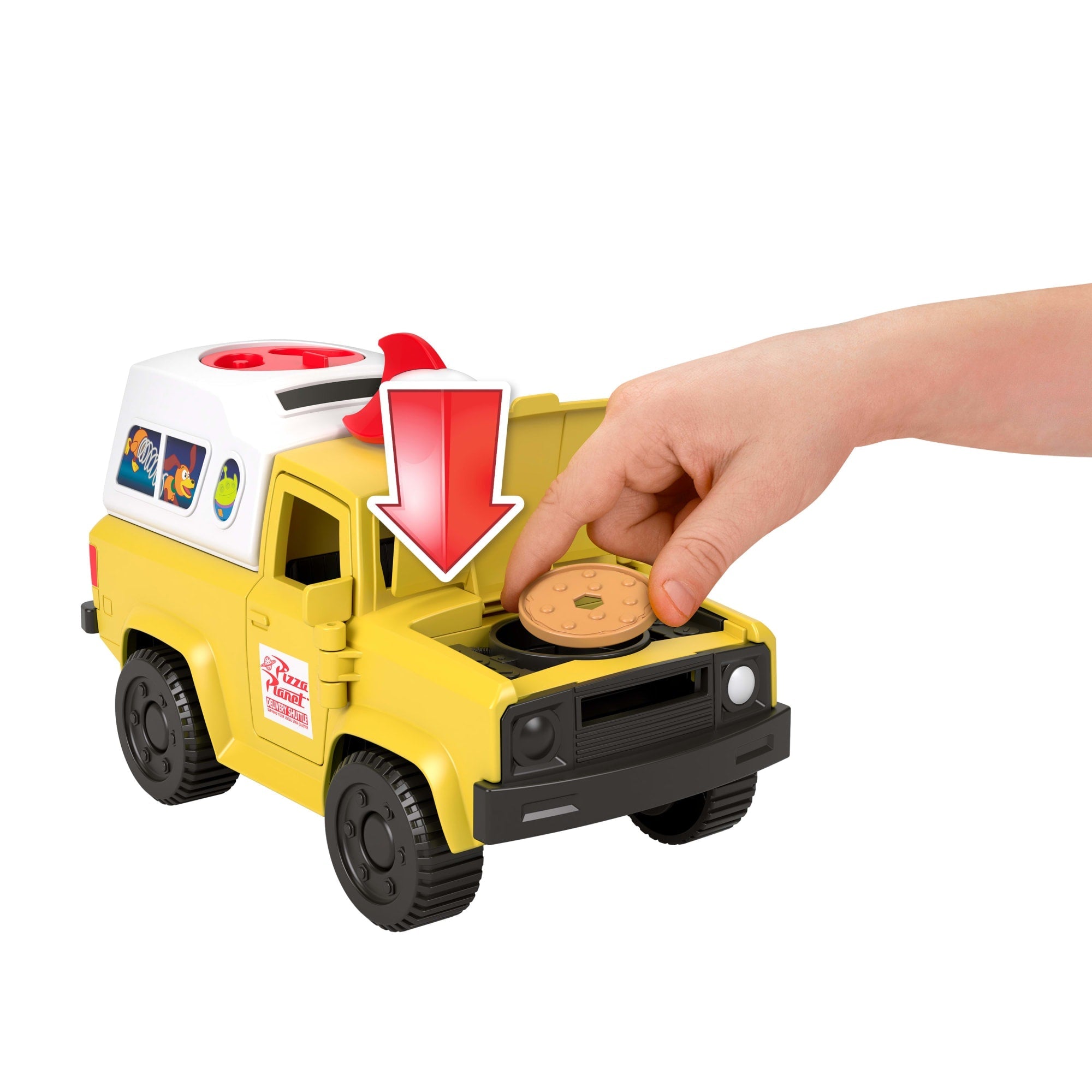 Imaginext Project Target Brinquedo Imaginext Toy Story Caminhão Pizza Planet com Buzz e Alienígena