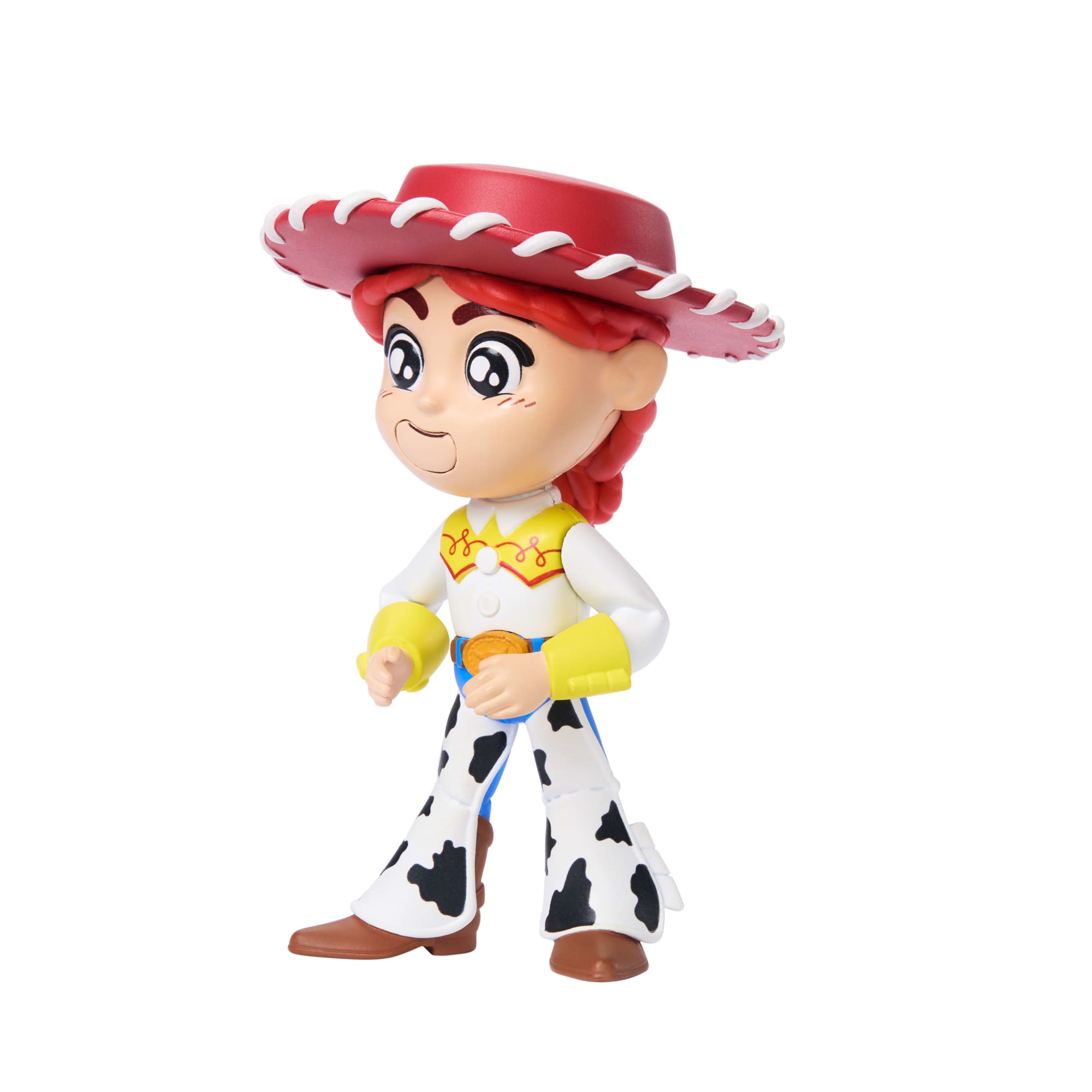 Disney And Pixar Toy Story Click Figs Cowgirl Jessie, Small Movie Toy With Pop Up Action Move