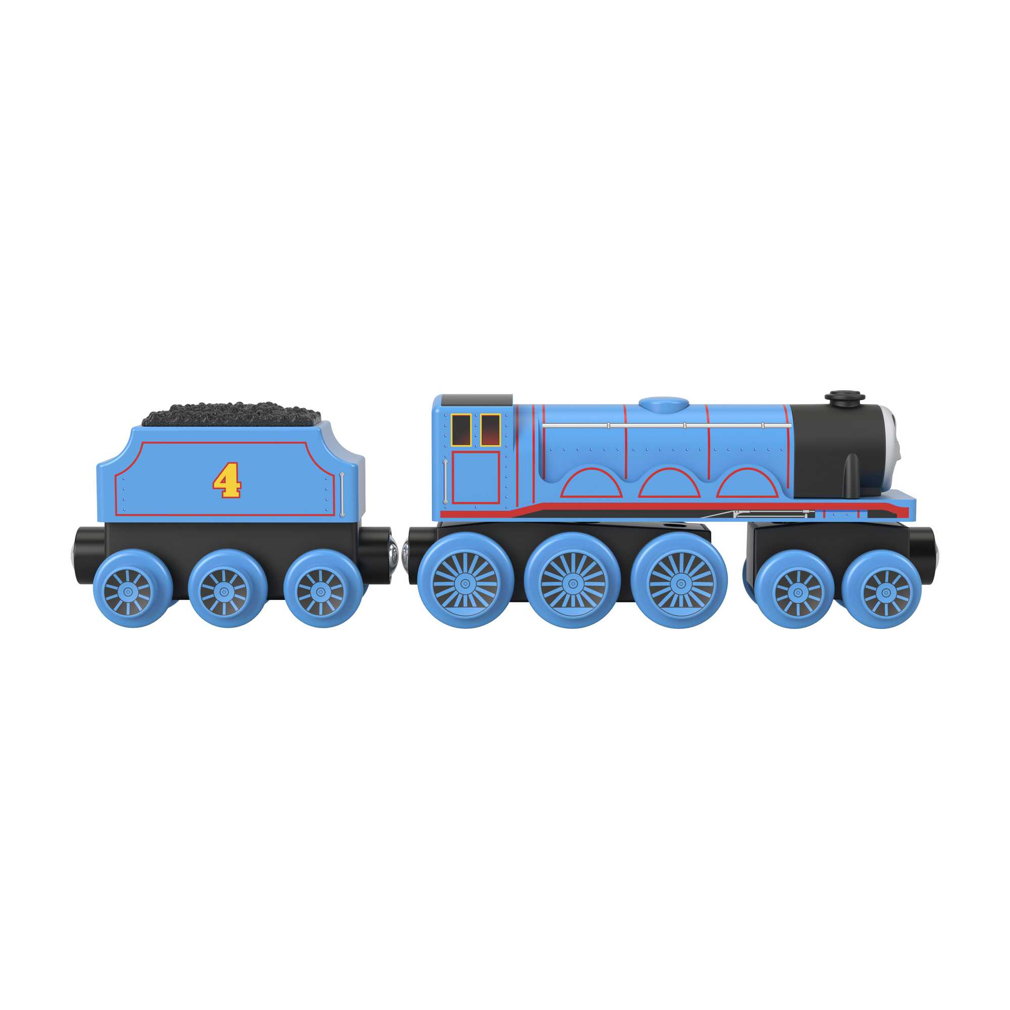 Fisher-Price Thomas et ses Amis Piste en Bois Locomotive Gordon et Wagon de Charbon