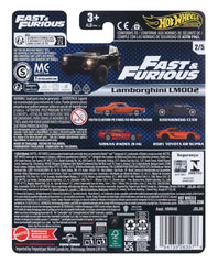 Hot Wheels Collector Vehículo de Colección Auto Fast & Furious Lamborghini LM002