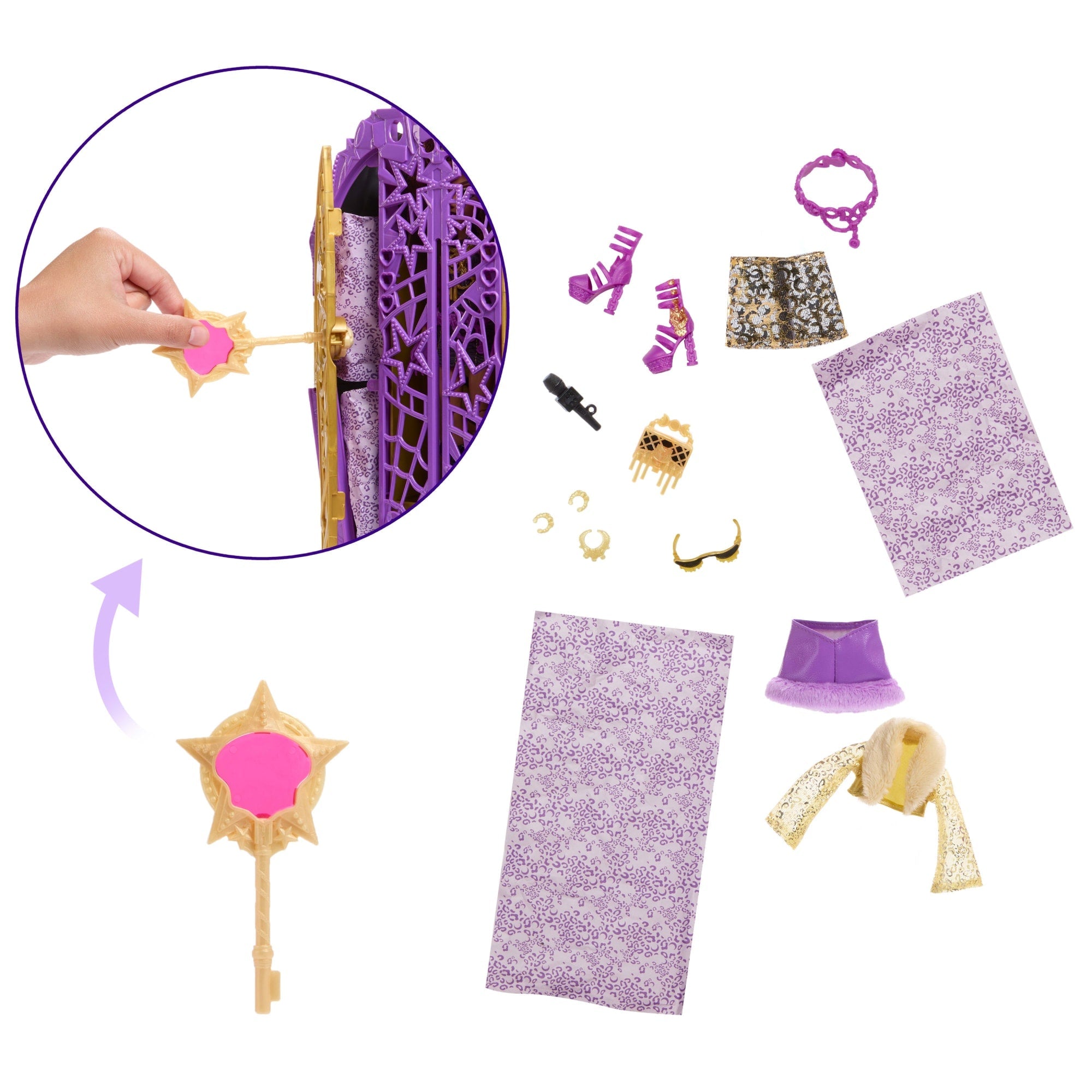 Monster High Boneca Skulltimate Hauntlywood Clawdeen